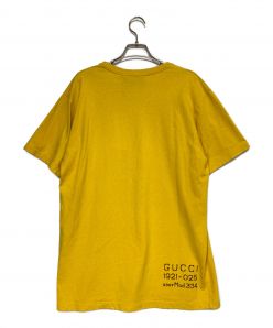 中古・古着通販】GUCCI (グッチ) バックプリントTシャツ イエロー 