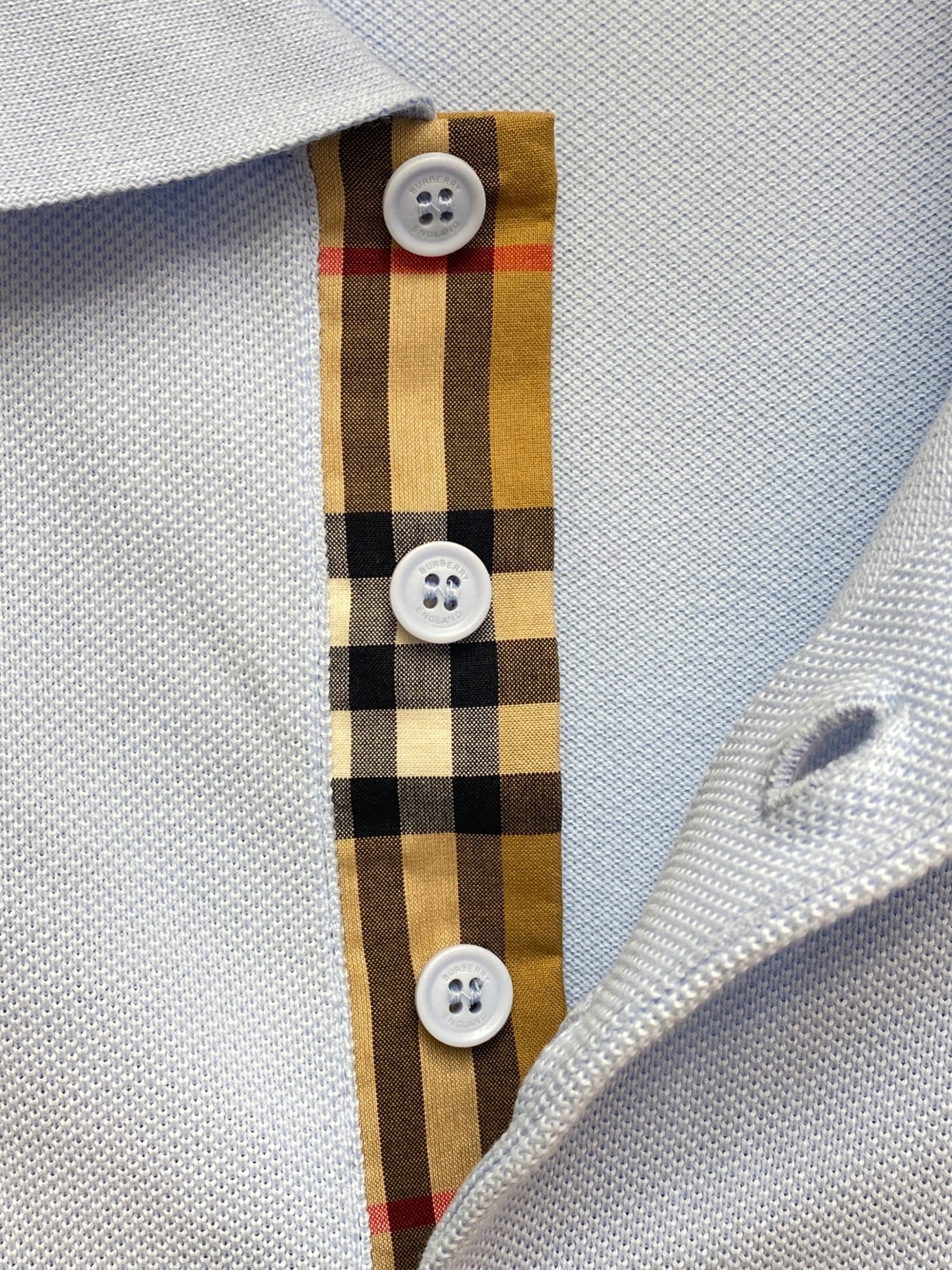 カ*ブ様 バーバリー ポロシャツ 確実国内正規品 中古・古着通販】BURBERRY (バーバリー) ポロシャツ ブルー サイズ:S