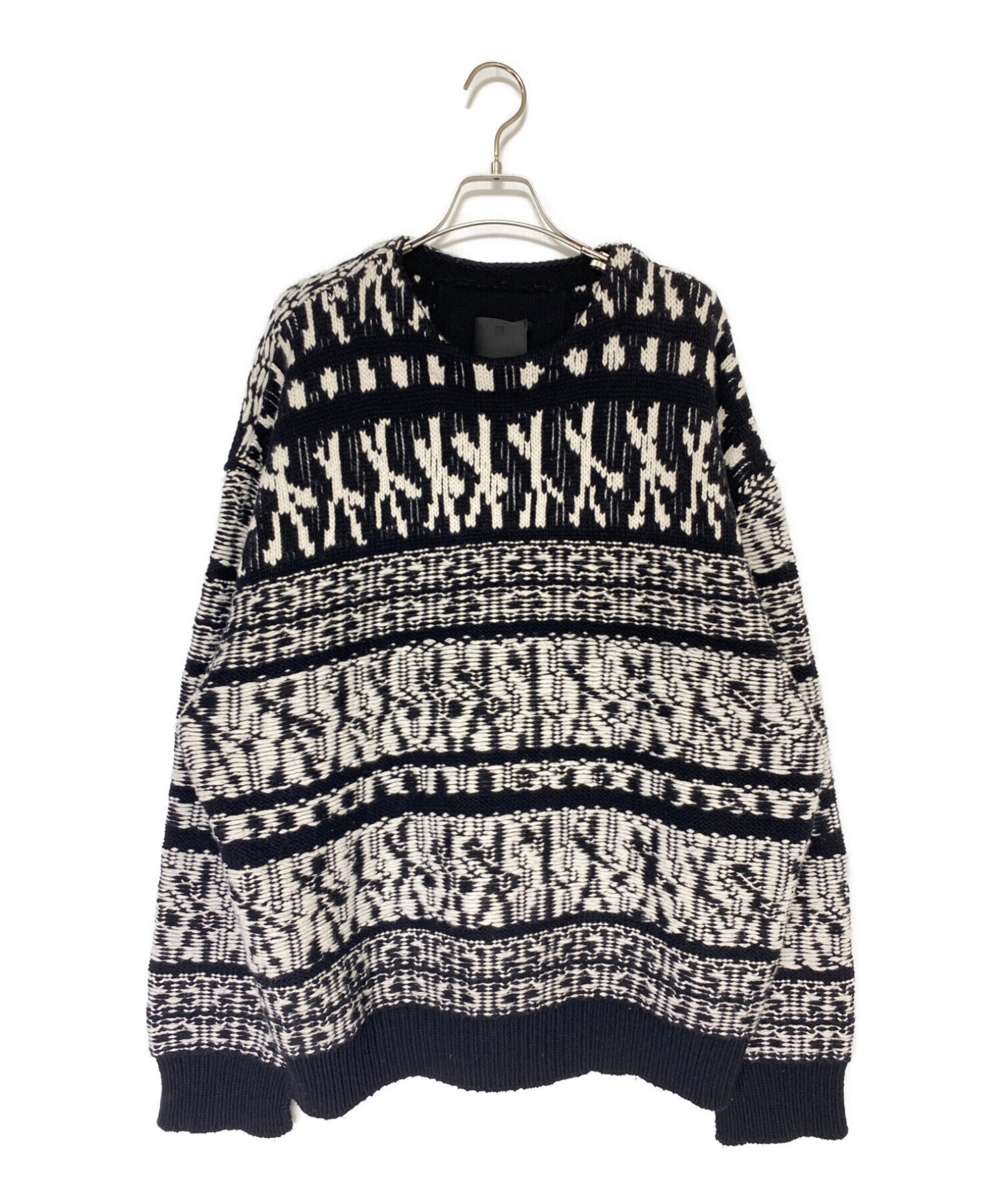 中古・古着通販】GIVENCHY (ジバンシィ) モチーフストライプジャカード 
