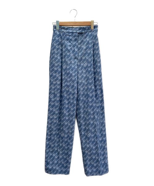 中古・古着通販】FENDI (フェンディ) ロゴパンツ ブルー サイズ:38