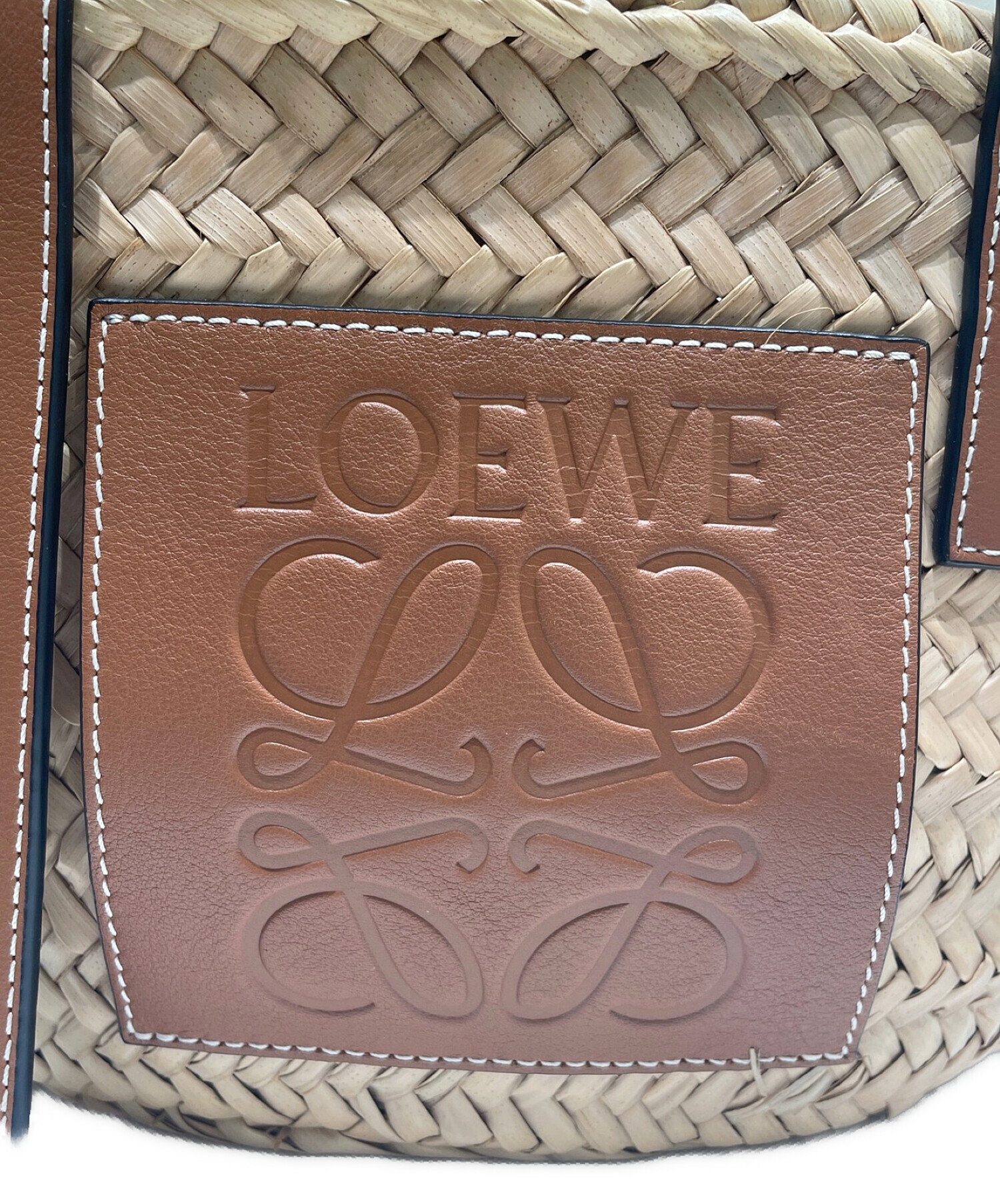 中古・古着通販】LOEWE (ロエベ) バスケットスモール/ハンドバッグ 