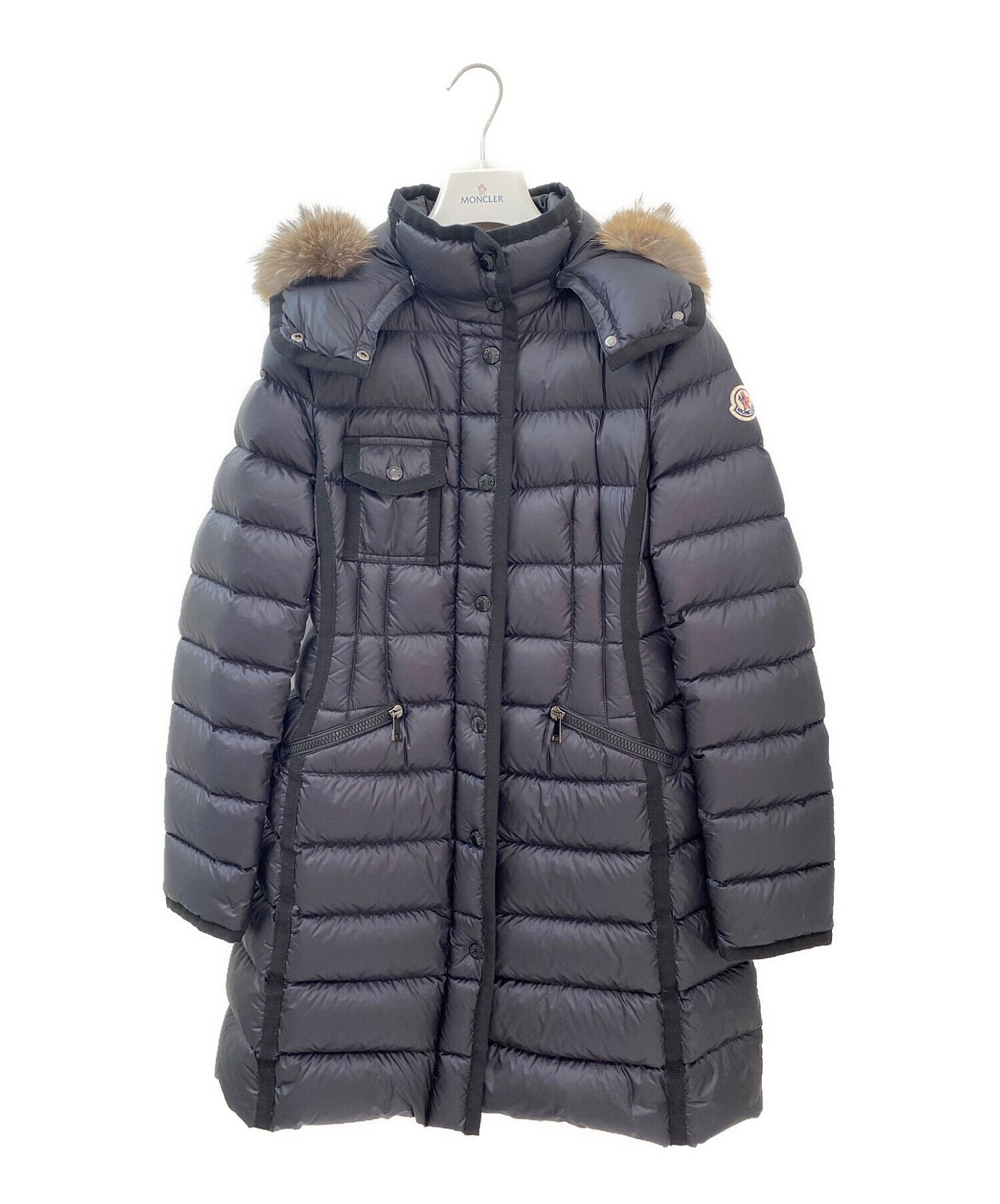 中古・古着通販】MONCLER (モンクレール) HERMIFURファー付きダウン 