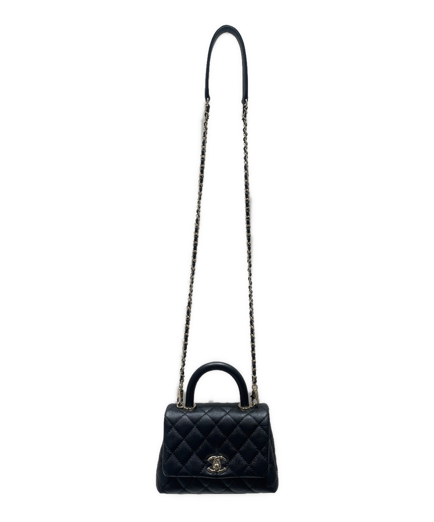 中古・古着通販】CHANEL (シャネル) マトラッセココハンドル2WAY 