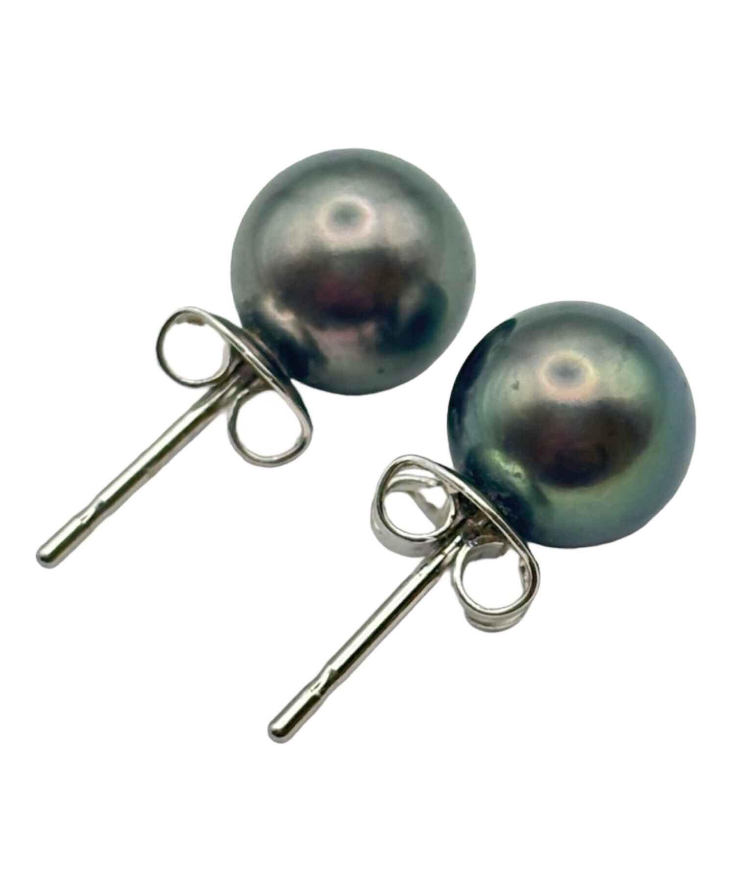 中古・古着通販】TASAKI (タサキ) ブラックパール 1粒 ピアス サイズ 