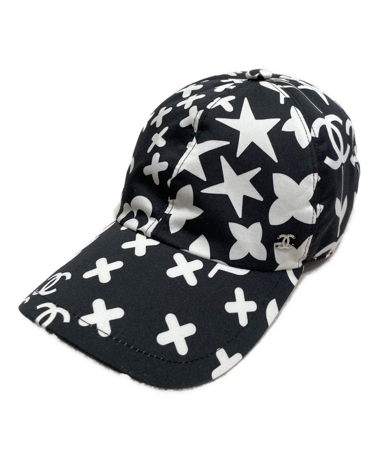 中古・古着通販】CHANEL (シャネル) ベースボールキャップ ブラック