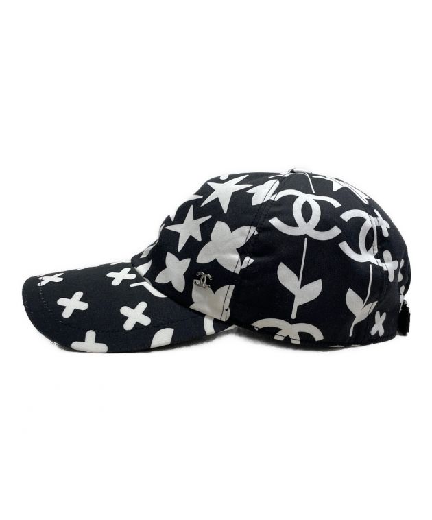 中古・古着通販】CHANEL (シャネル) ベースボールキャップ ブラック