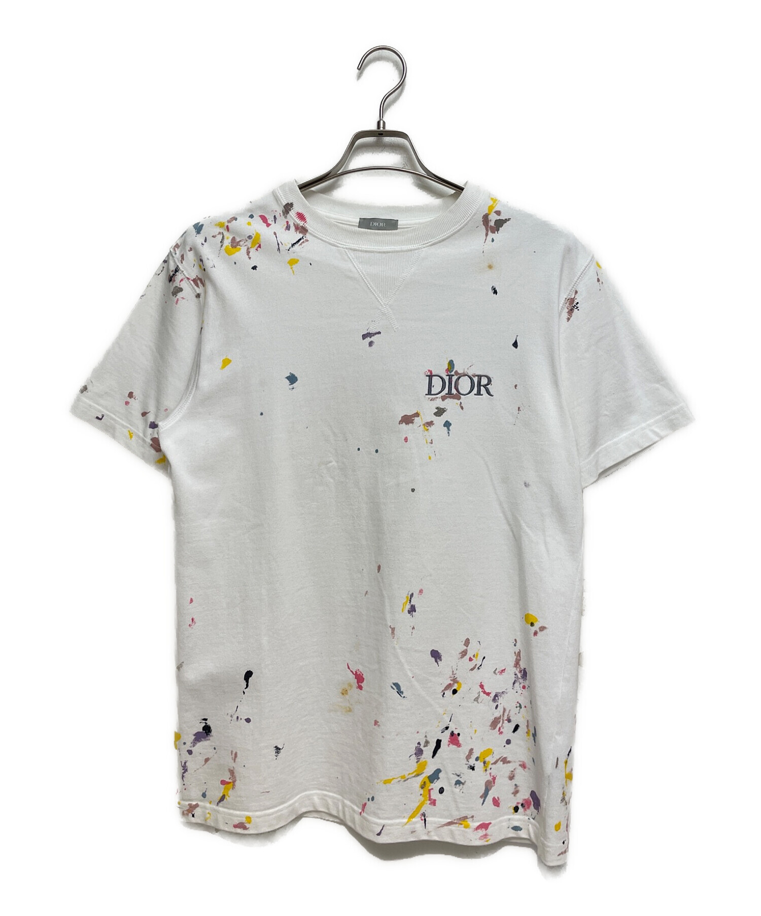 中古・古着通販】DIOR HOMME (ディオール オム) ペイントデザインT 