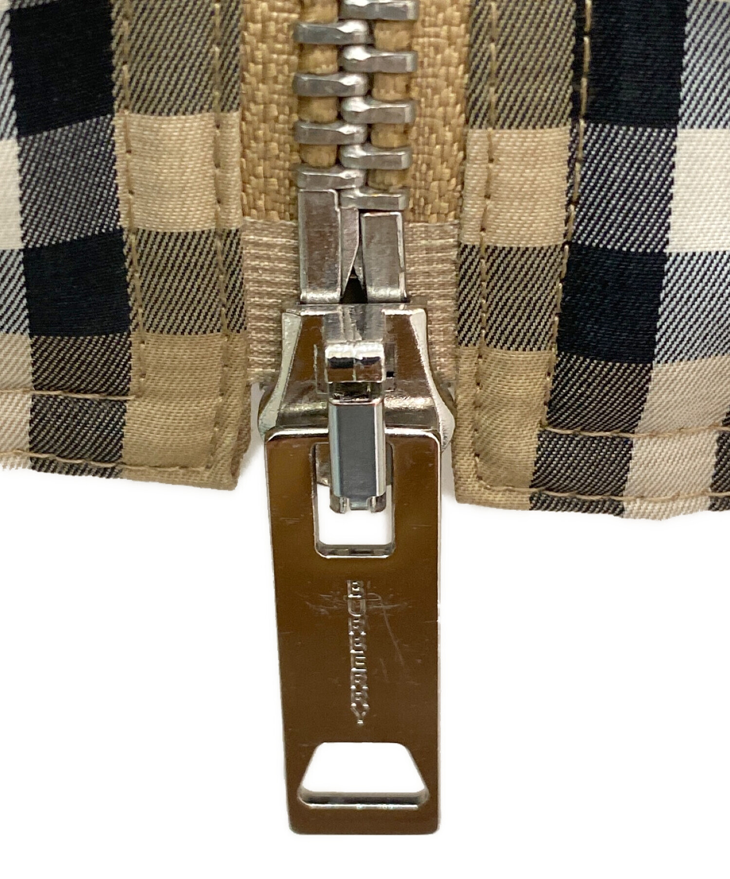 中古・古着通販】BURBERRY (バーバリー) TBロゴノバチェックブルゾン