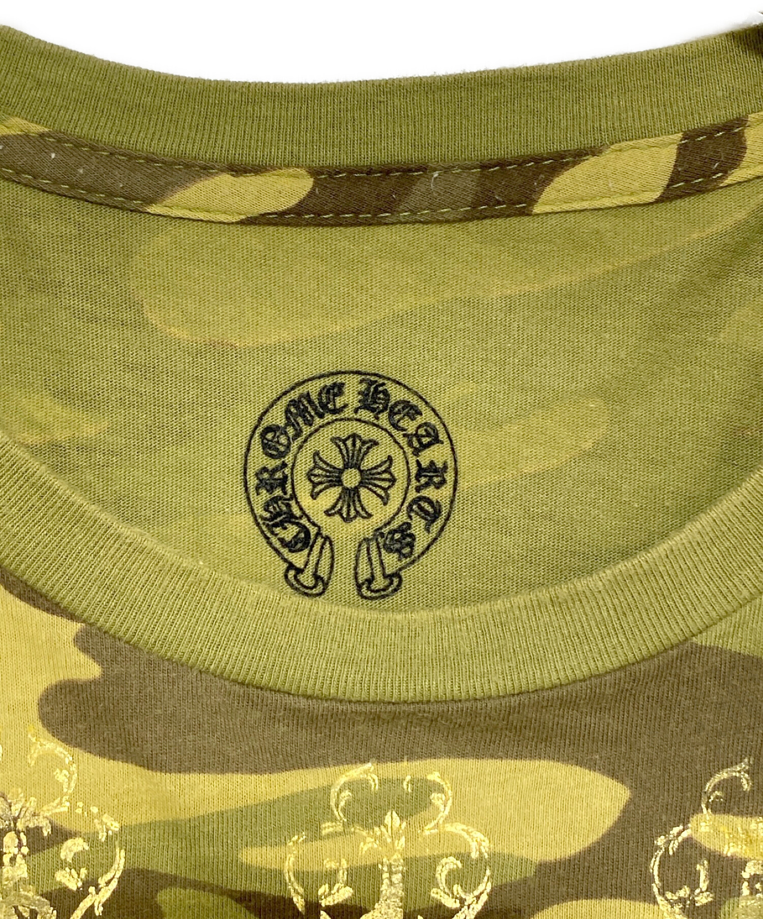 中古・古着通販】CHROME HEARTS (クロムハーツ) カモフラ柄プリントT