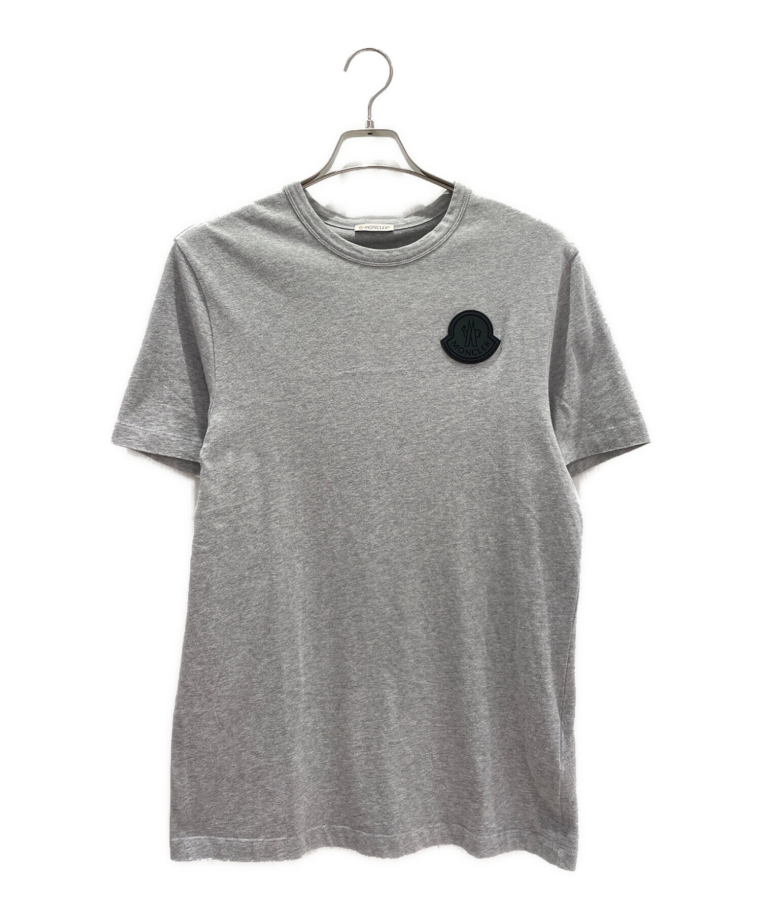 中古・古着通販】MONCLER (モンクレール) ラバープリントロゴパッチT