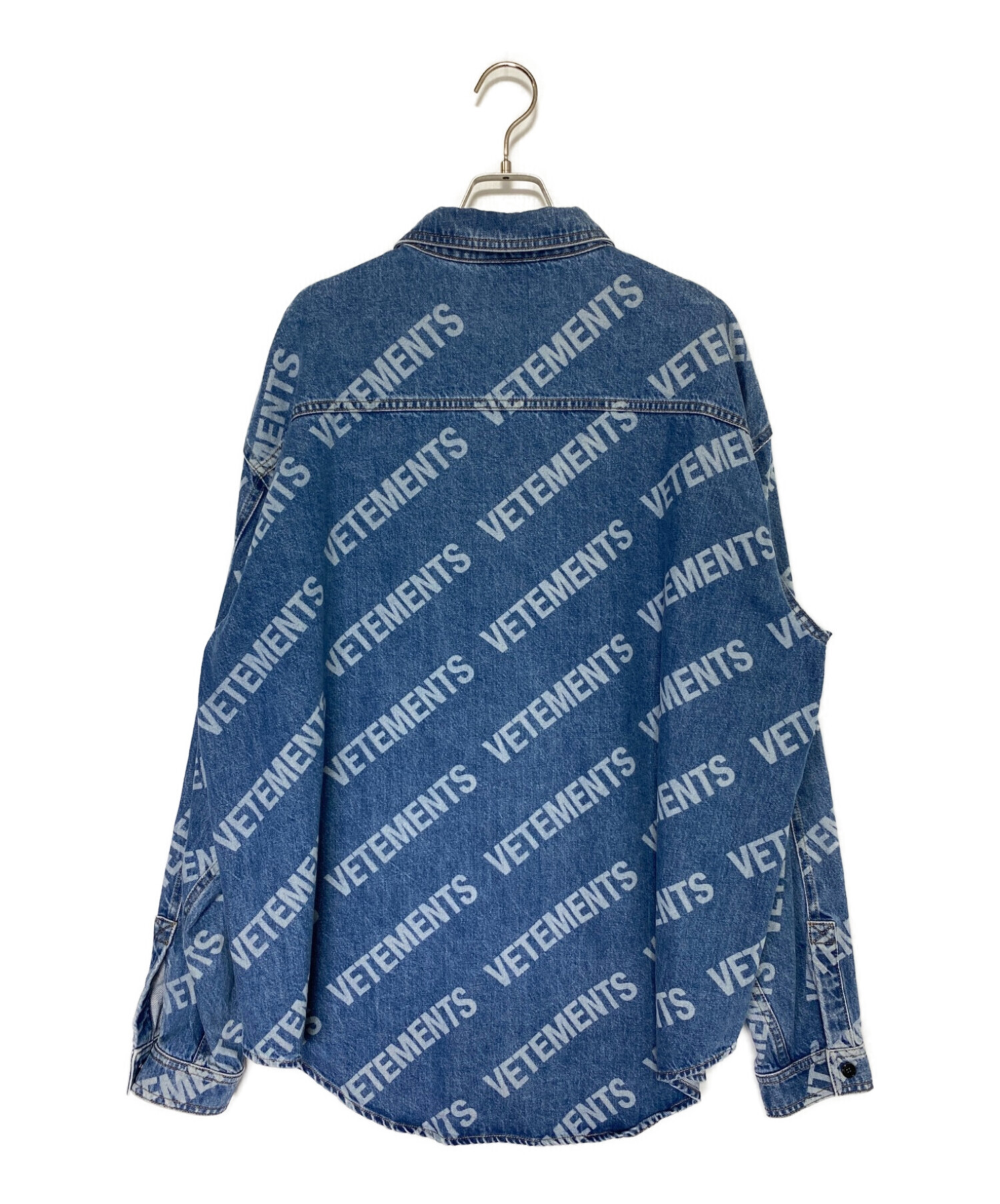 中古・古着通販】VETEMENTS (ヴェトモン) デニムブルゾン インディゴ 