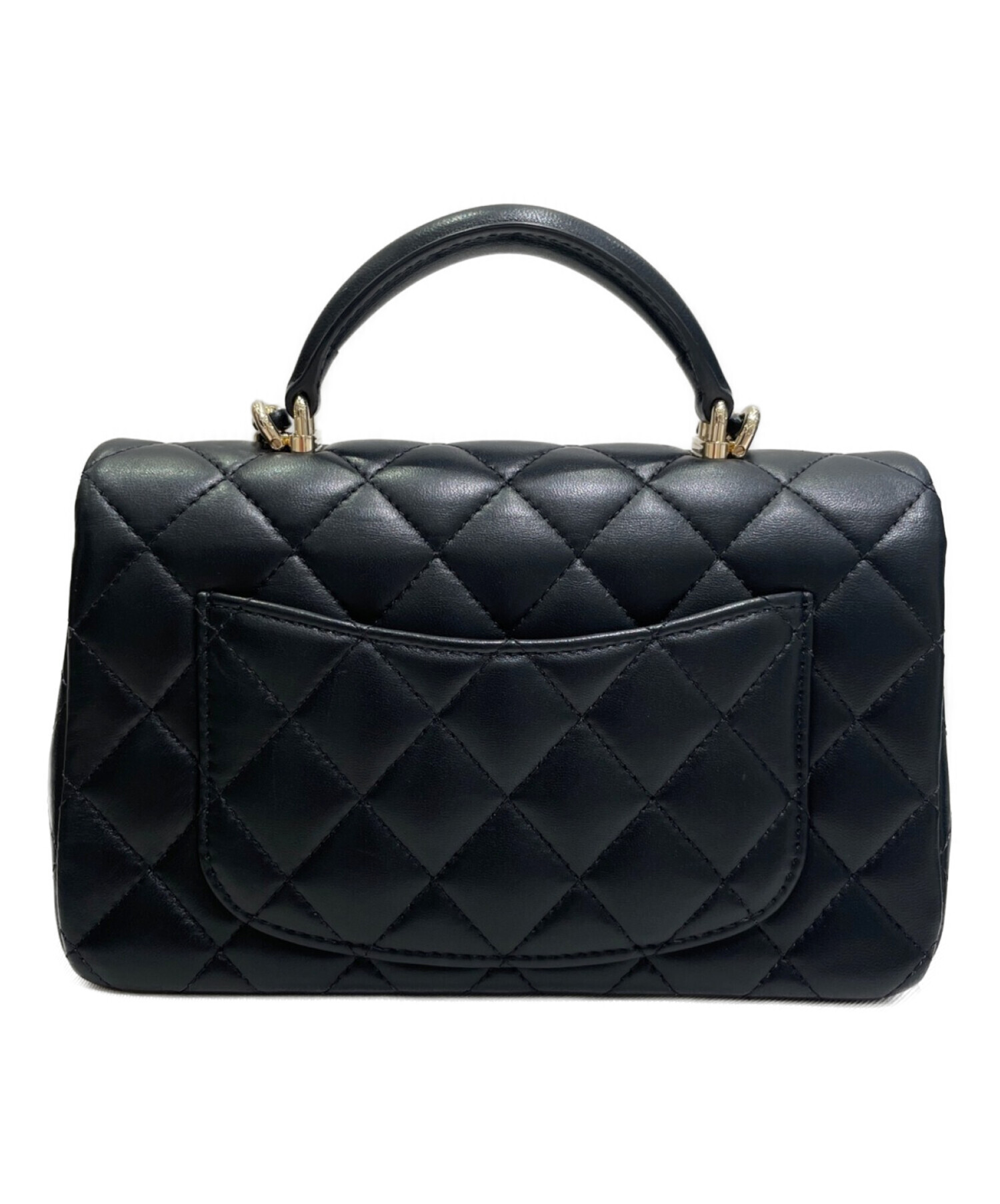 中古・古着通販】CHANEL (シャネル) トップハンドルミニマトラッセ 