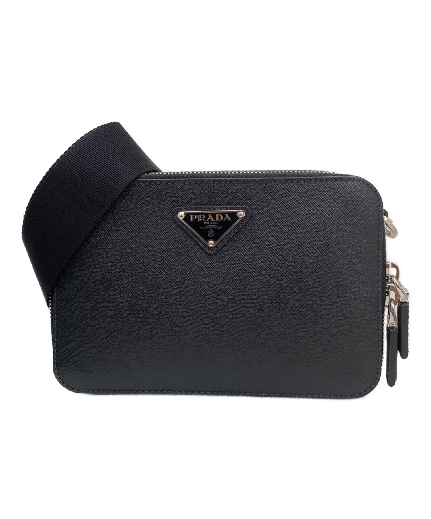 中古・古着通販】PRADA (プラダ) ブリック サフィアーノレザー バッグ