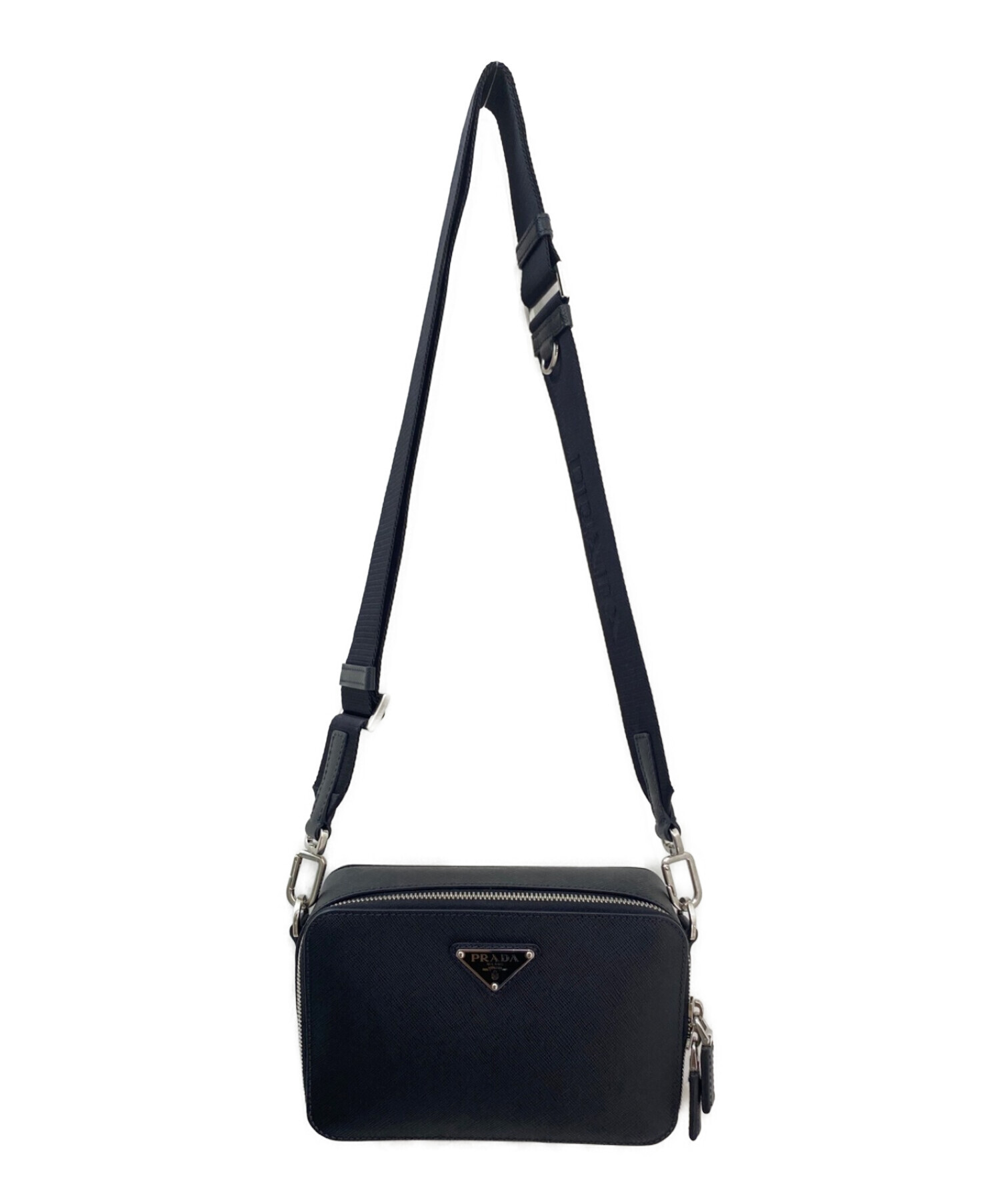 中古・古着通販】PRADA (プラダ) ブリック サフィアーノレザー バッグ