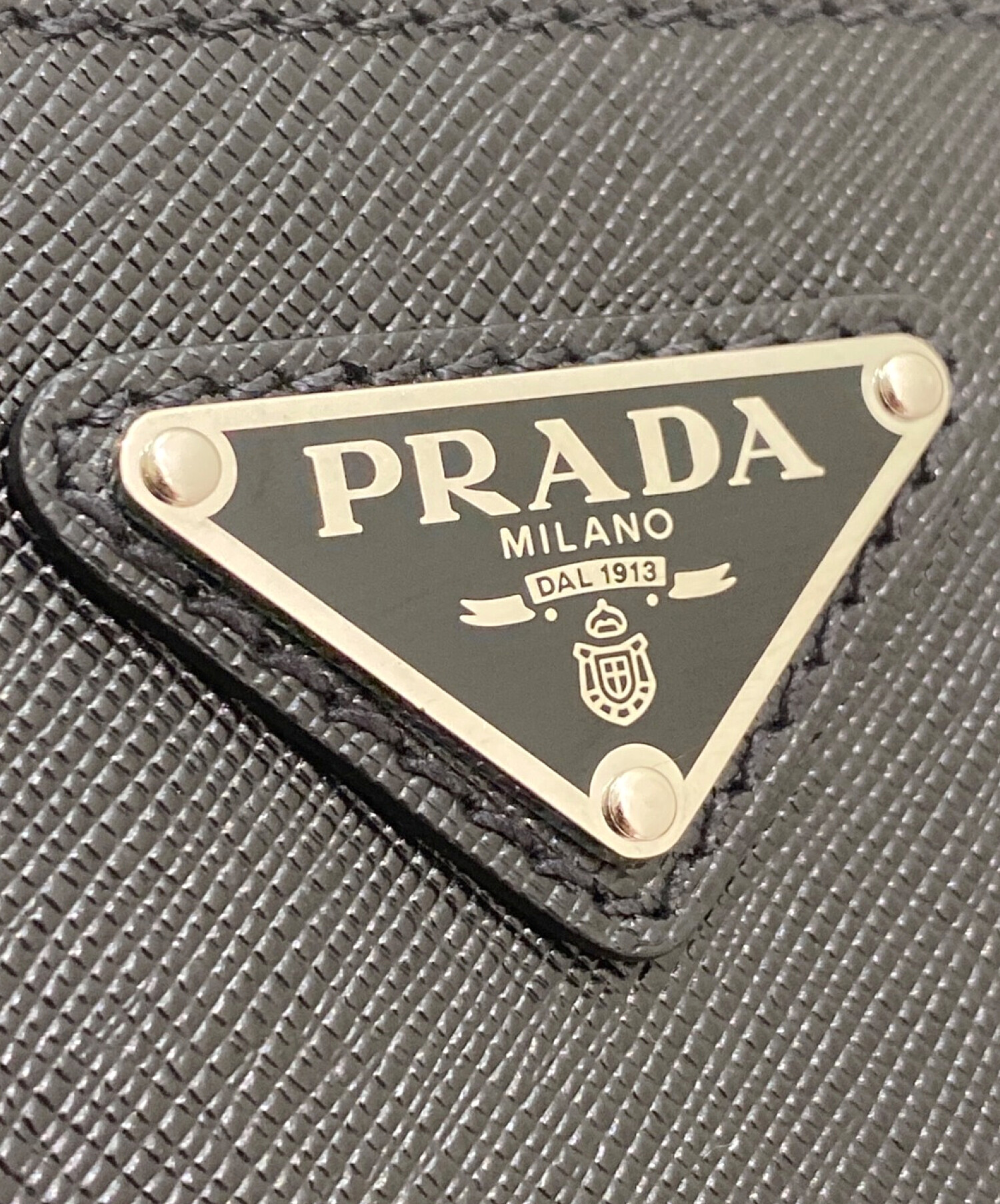 中古・古着通販】PRADA (プラダ) ブリック サフィアーノレザー バッグ