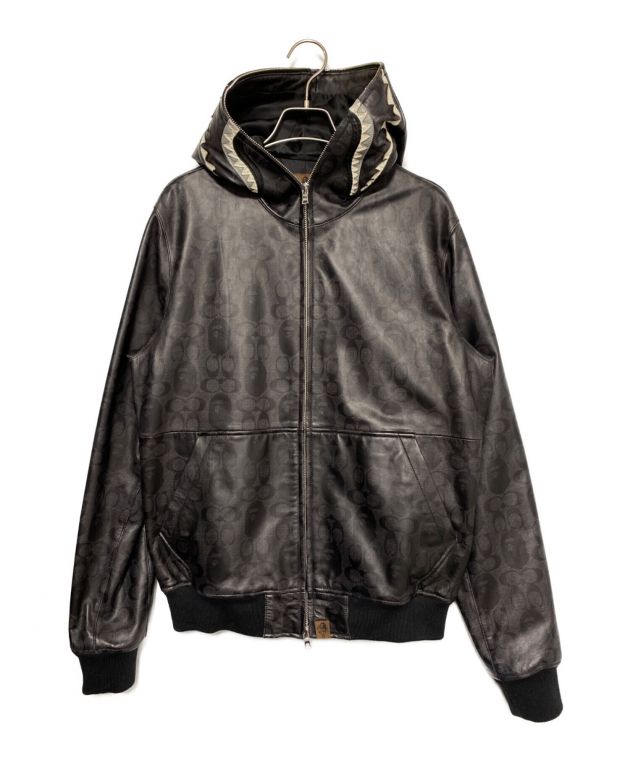 希少サイズ✨アベイシングエイプ XL シャーク刺繍 フード コーチジャケット 希少サイズ✨アベイシングエイプ XL シャーク刺繍 フード コーチ