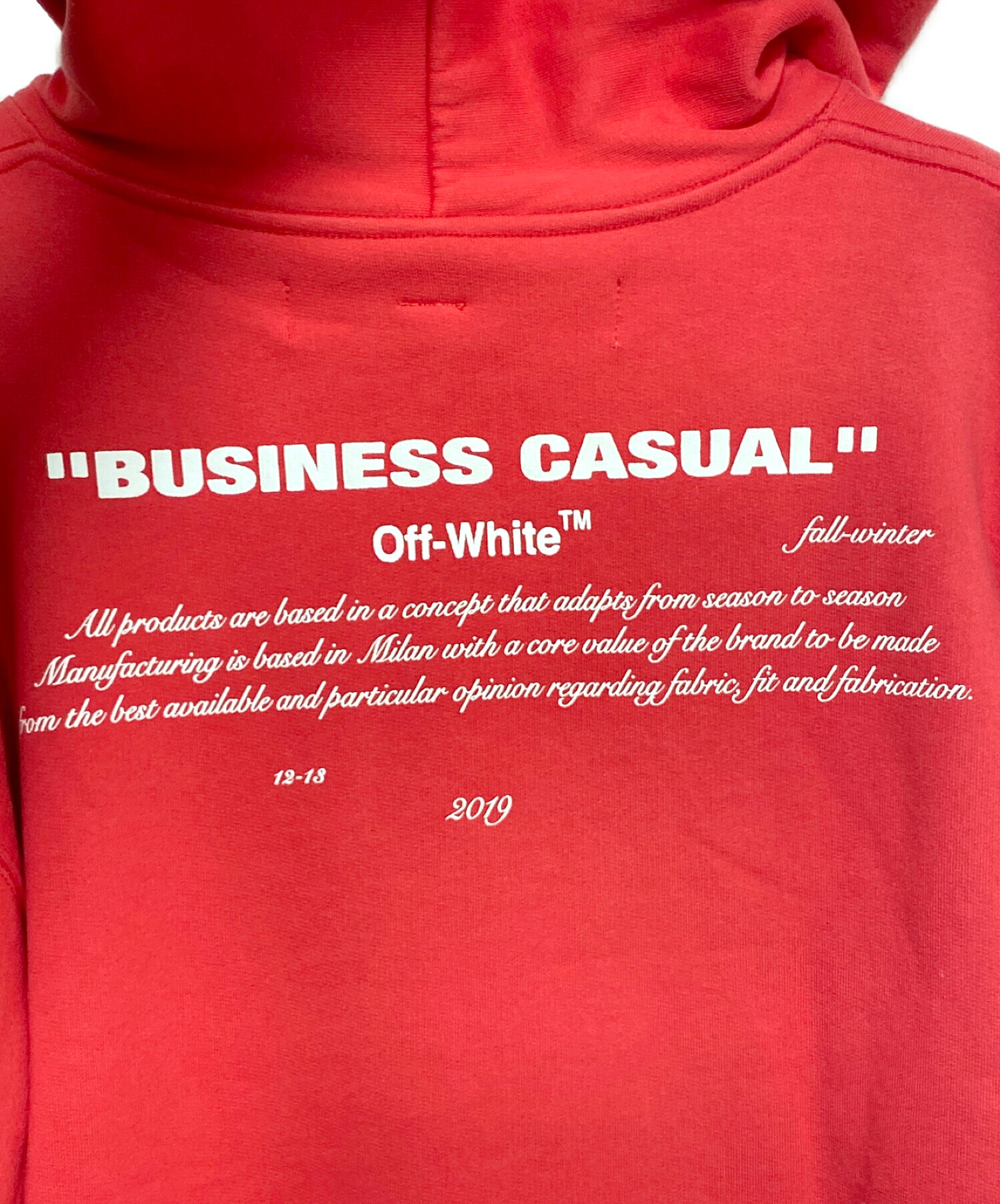 中古・古着通販】OFFWHITE (オフホワイト) Diagonal Bernini Over 