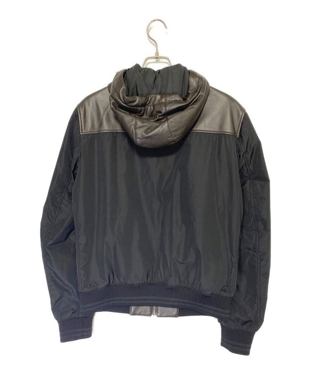 D&G レザーウールジャケット 中古・古着通販】DOLCE & GABBANA (ドルチェ＆ガッバーナ) レザー