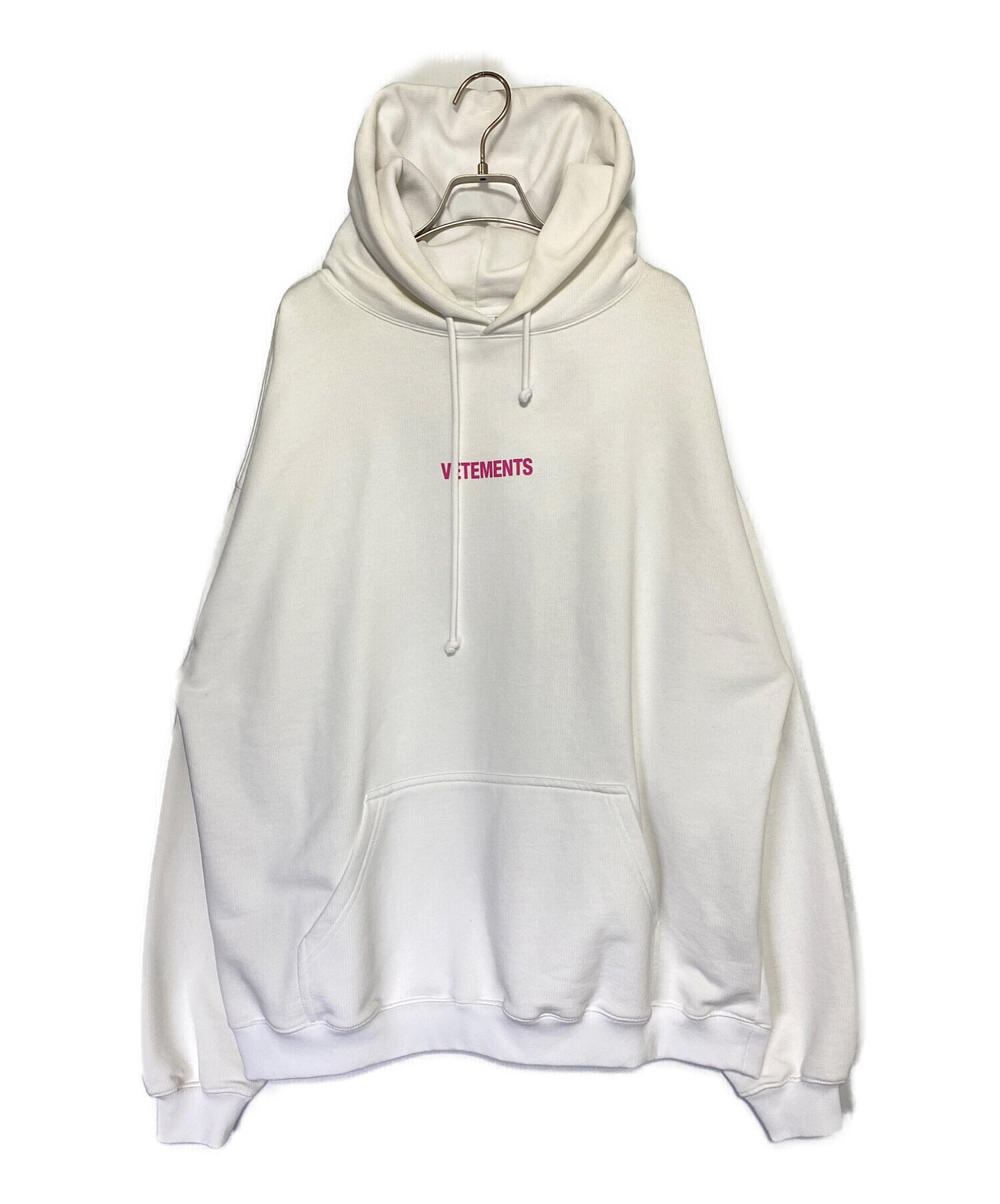 中古・古着通販】VETEMENTS (ヴェトモン) ロゴレーベルプルオーバー 
