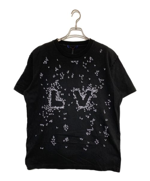 ‼️ロゴのデザインがカッコ良い‼️LOUIS VUITTON ブラックTシャツ モノグラムデザインが魅力的☆2色】ルイヴィトン Tシャツ ロゴ (Louis