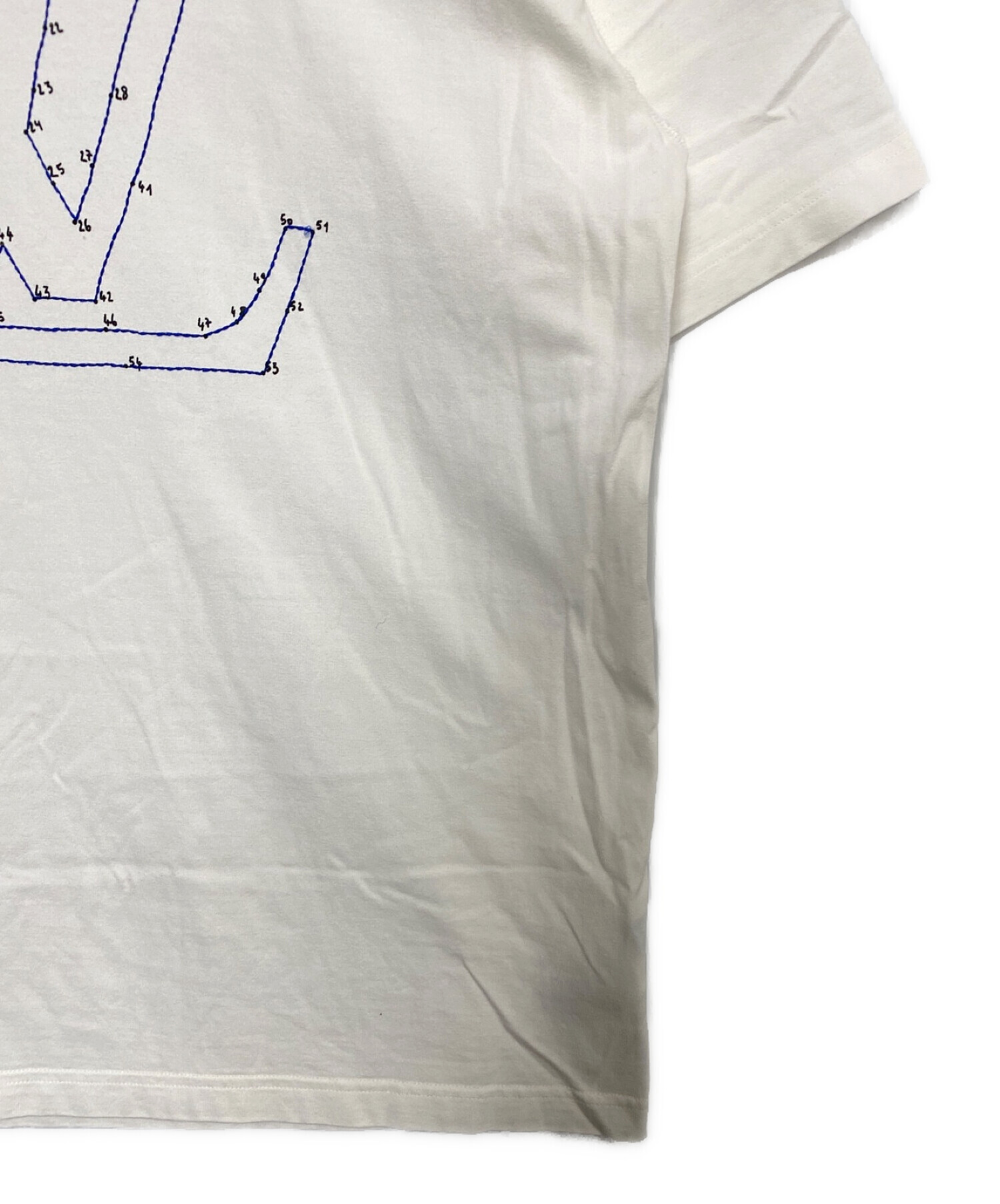 中古・古着通販】LOUIS VUITTON (ルイ ヴィトン) LV刺繍ロゴTシャツ 
