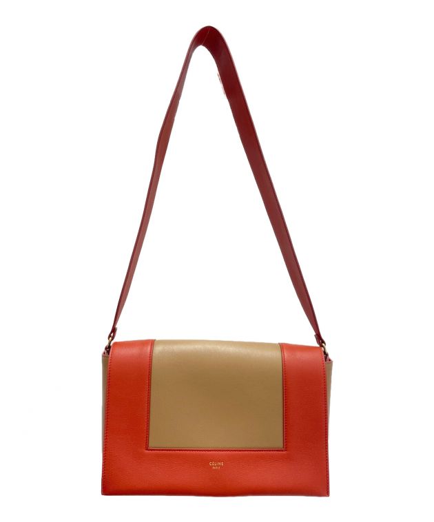 CELINE ショルダーバッグ ブラウン/オレンジ