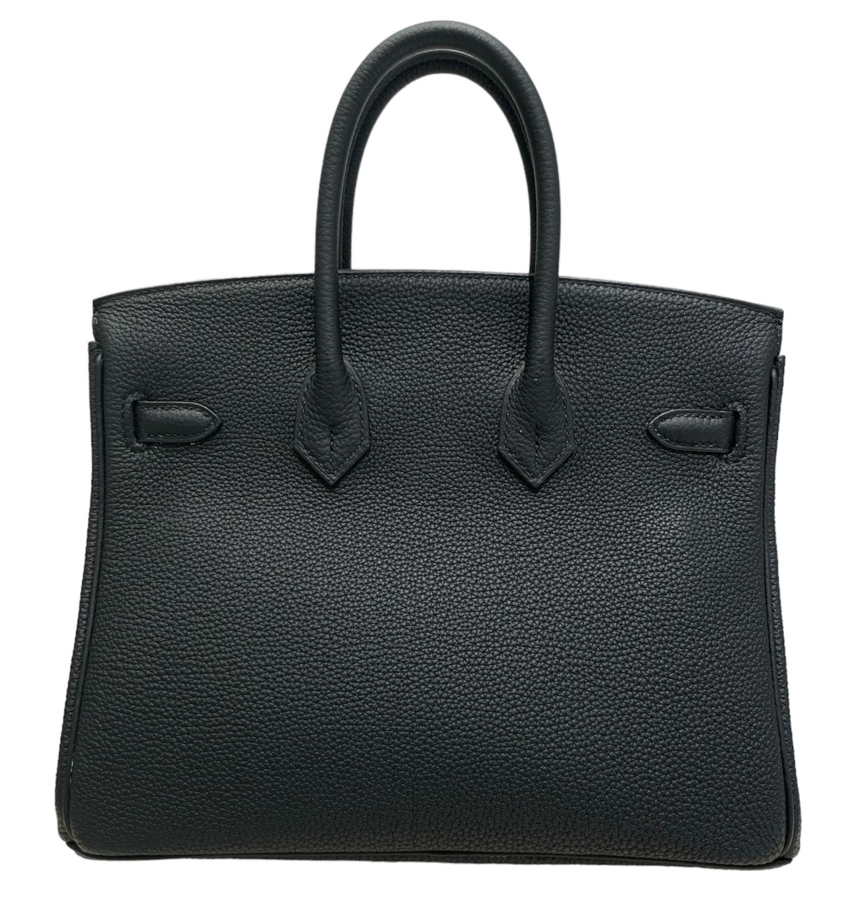 中古・古着通販】HERMES (エルメス) バーキン25 ブラック×ゴールド金具