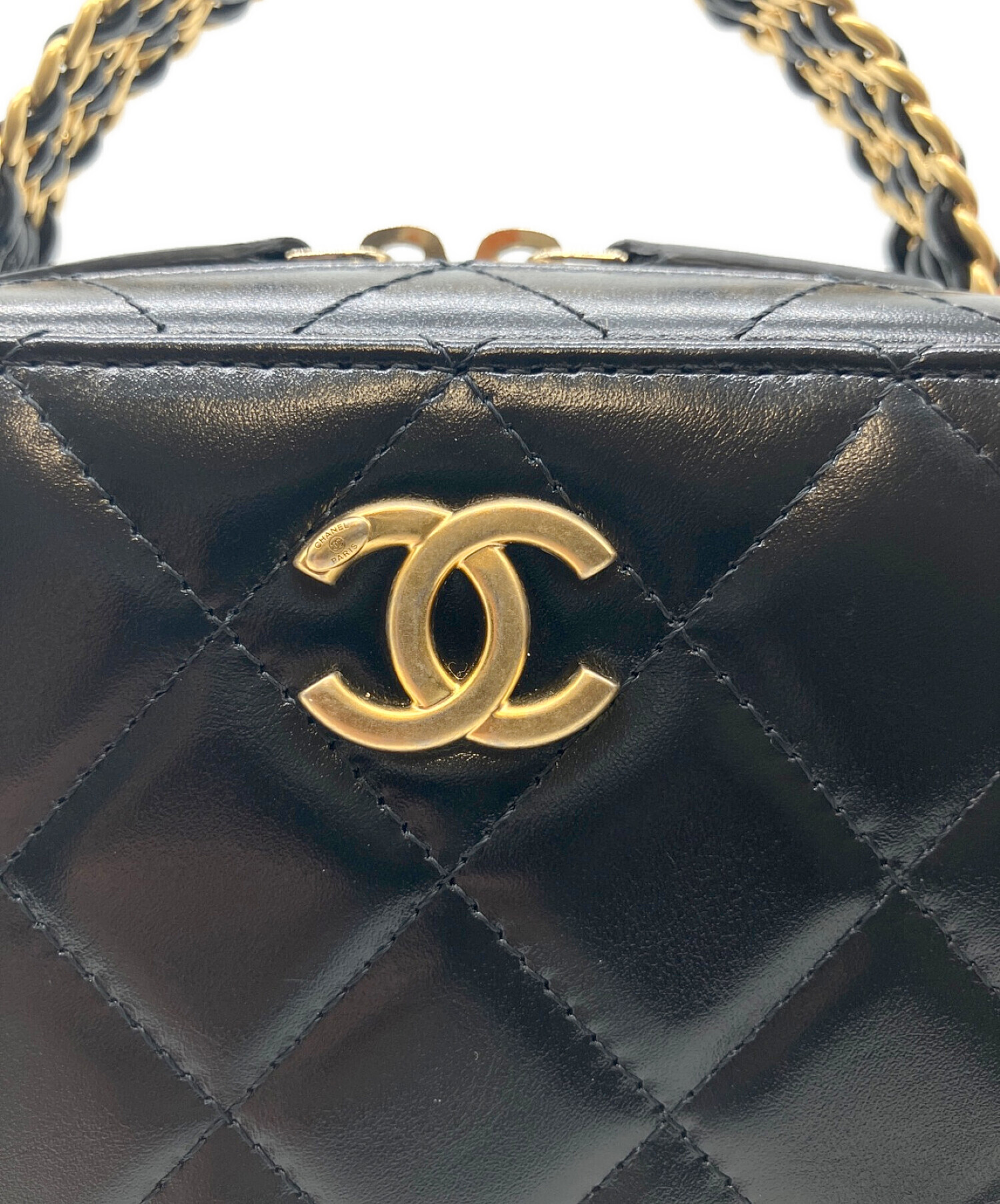 中古・古着通販】CHANEL (シャネル) スモールバニティ/バニティバッグ