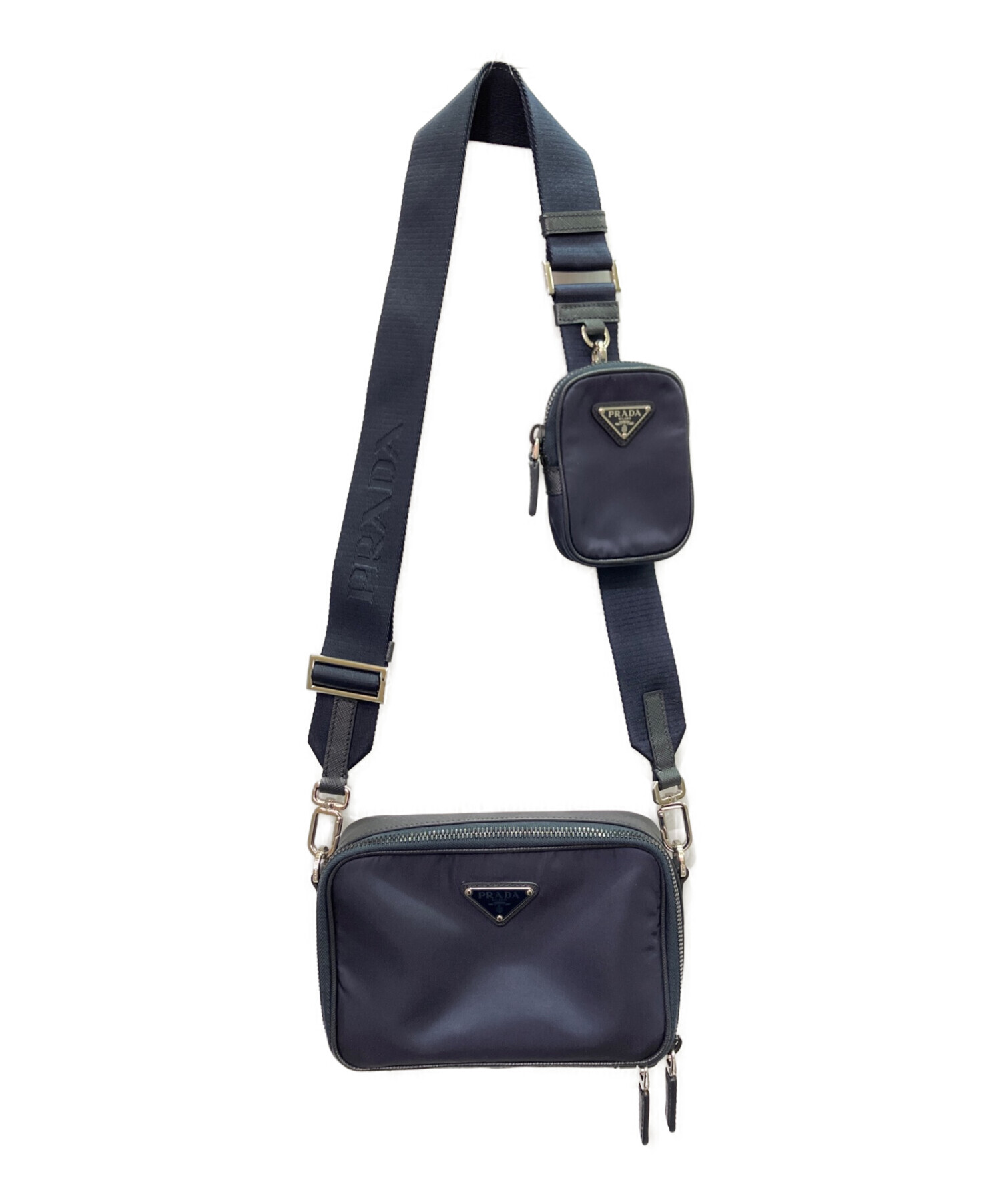 中古・古着通販】PRADA (プラダ) テスートブリック ショルダーバッグ