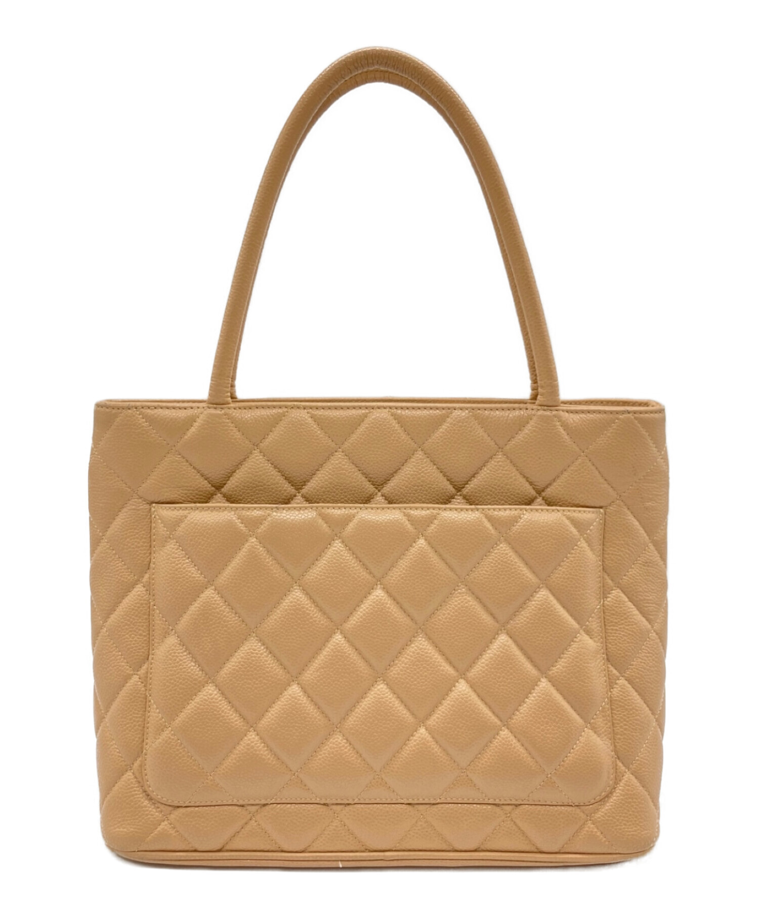 中古・古着通販】CHANEL (シャネル) 復刻トート/トートバッグ ベージュ 