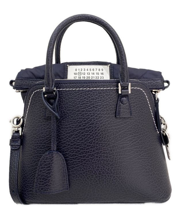 マルジェラネイビー ナイロン ボディバッグ エムエム 6 メゾンマルジェラ MM6 Maison Margiela クロスボディバッグ