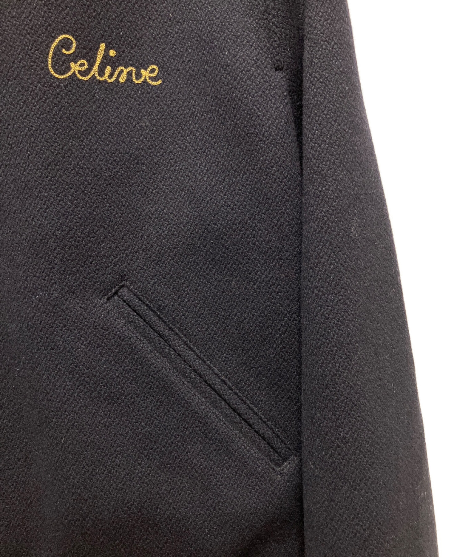 中古・古着通販】CELINE (セリーヌ) ベースボールブルゾン ネイビー 