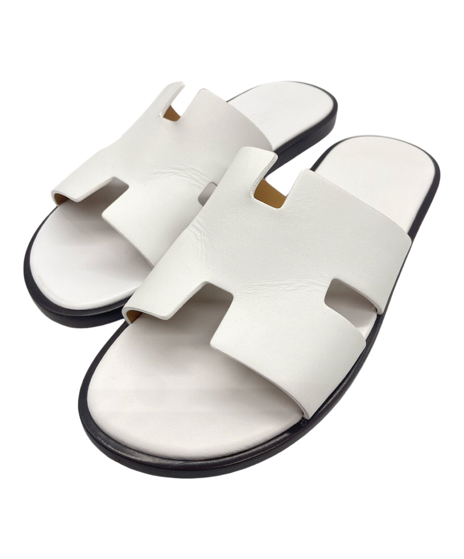 ヤ*カ様 エルメス　イズミエール　サンダル　41 中古・古着通販】HERMES (エルメス) イズミール サンダル ホワイト