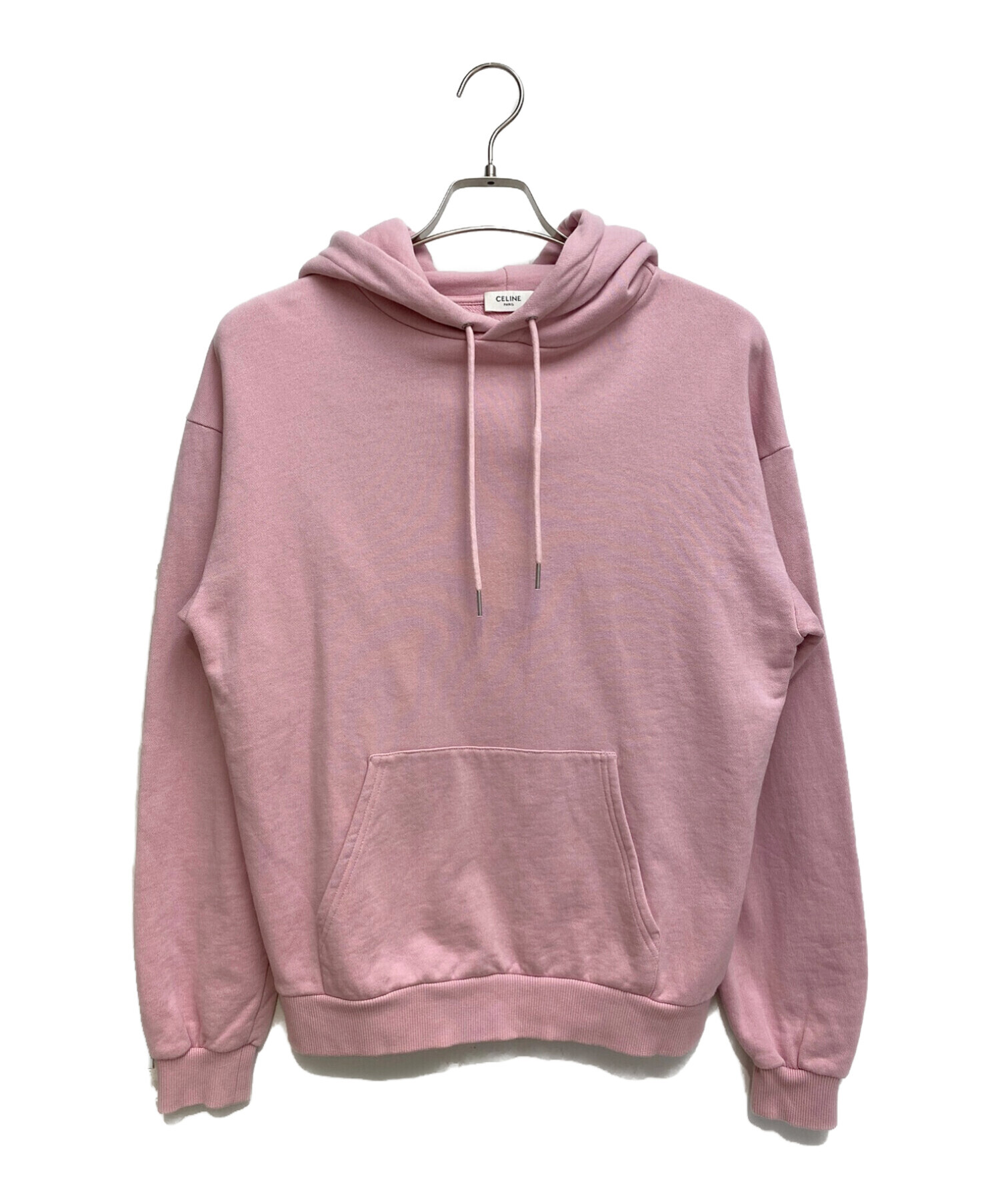 中古・古着通販】CELINE (セリーヌ) プリントロゴパーカー ピンク