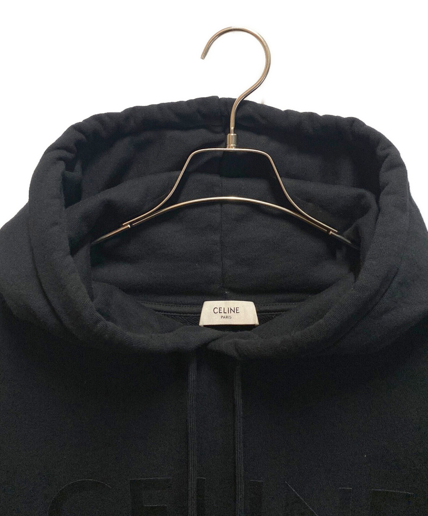 中古・古着通販】CELINE (セリーヌ) ロゴプルオーバーパーカー