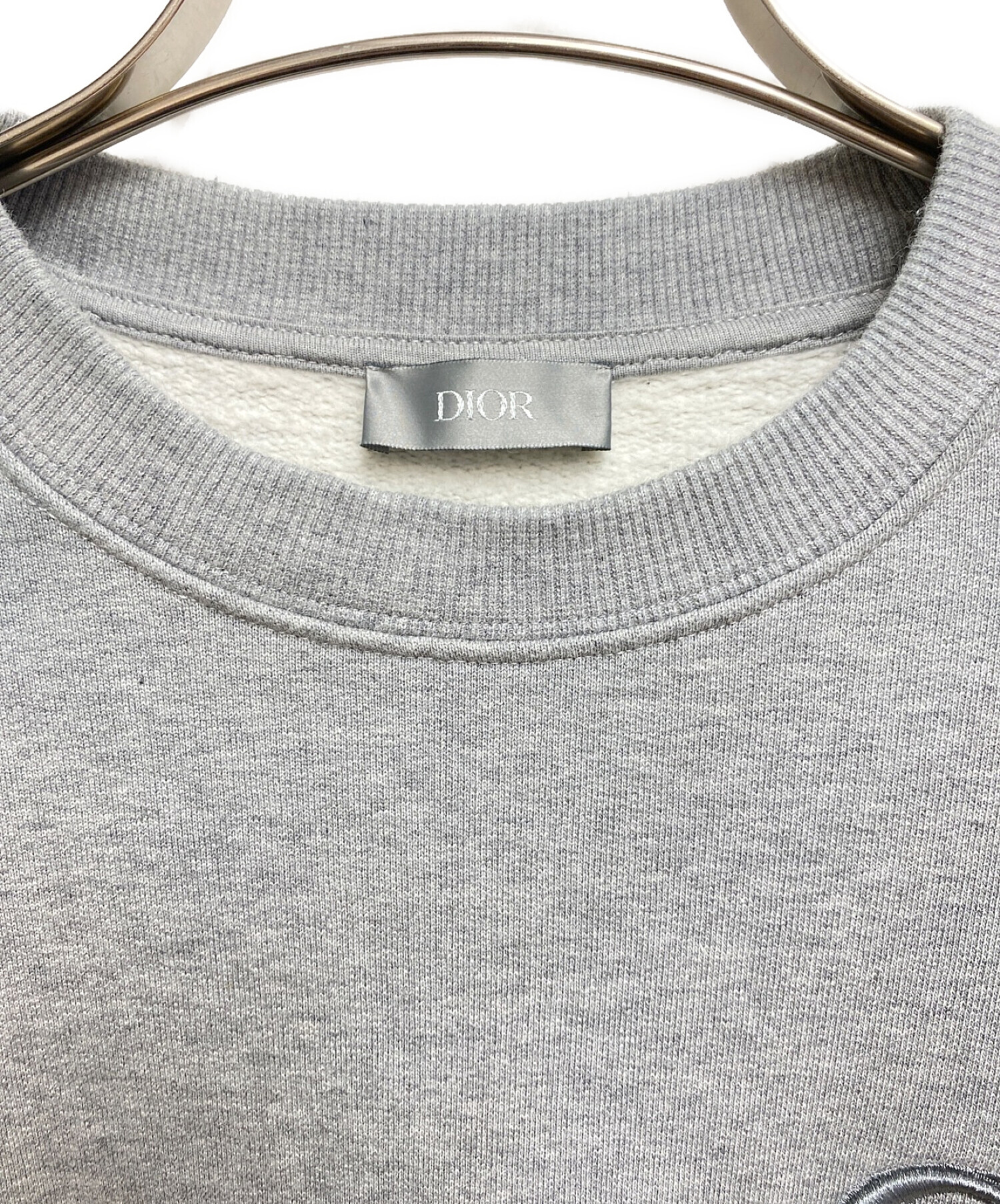 Christian Dior グレー スウェット 中古・古着通販】Dior (ディオール) CDロゴスウェット グレー