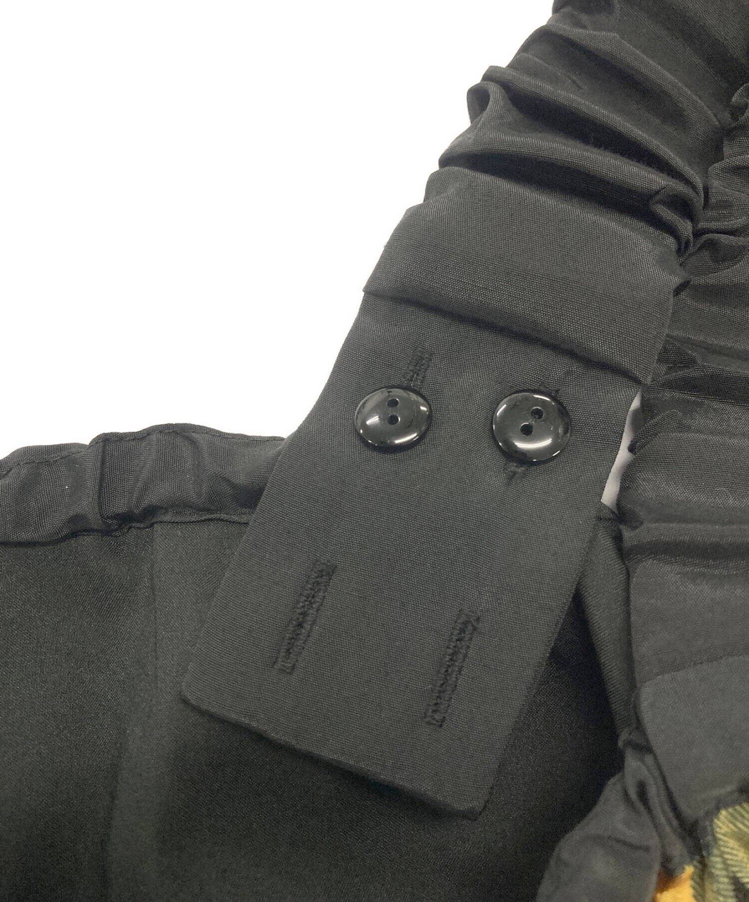 中古・古着通販】COEL (コエル) ウエストカットアウトチェック COEL ウエストカットアウトチェックワンピース