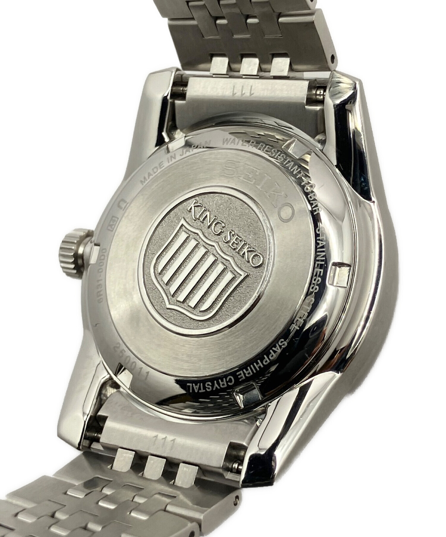 KING SEIKO 手巻き時計 シルバー文字盤 稼働品】KING SEIKO 手巻き時計 シルバー文字盤