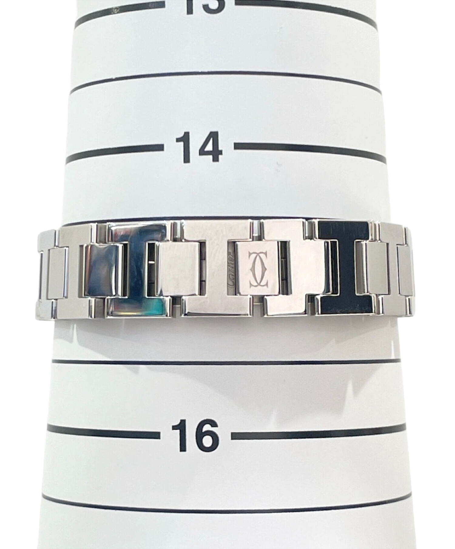 カルティエ ミスパシャ シルバー文字盤 中古・古着通販】Cartier (カルティエ) ミスパシャ シルバー文字盤