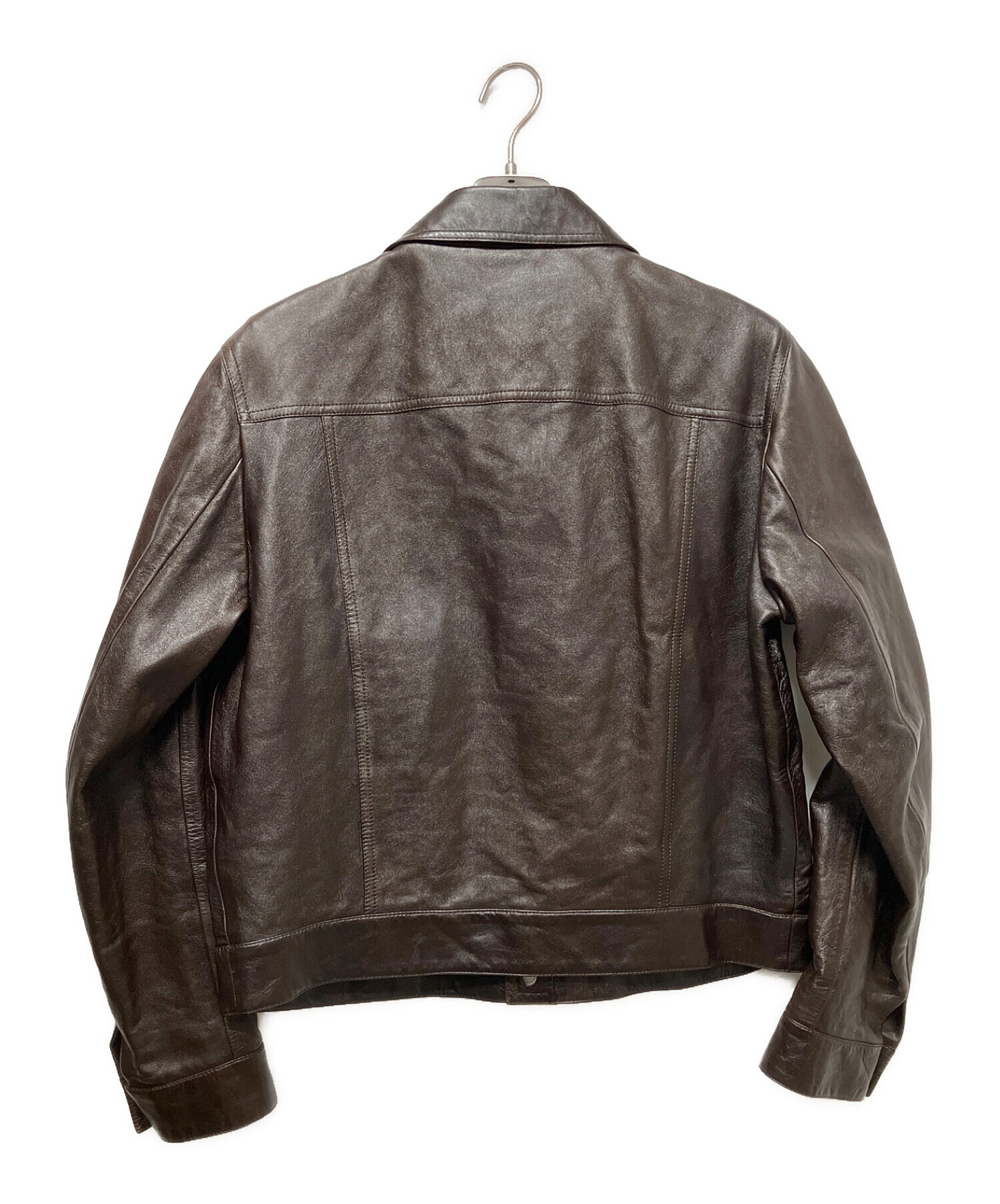 【極美品】 CELINE 20AW トラッカーレザージャケット ソフトラムスキン 中古・古着通販】CELINE (セリーヌ) ラムスキントラッカーレザー