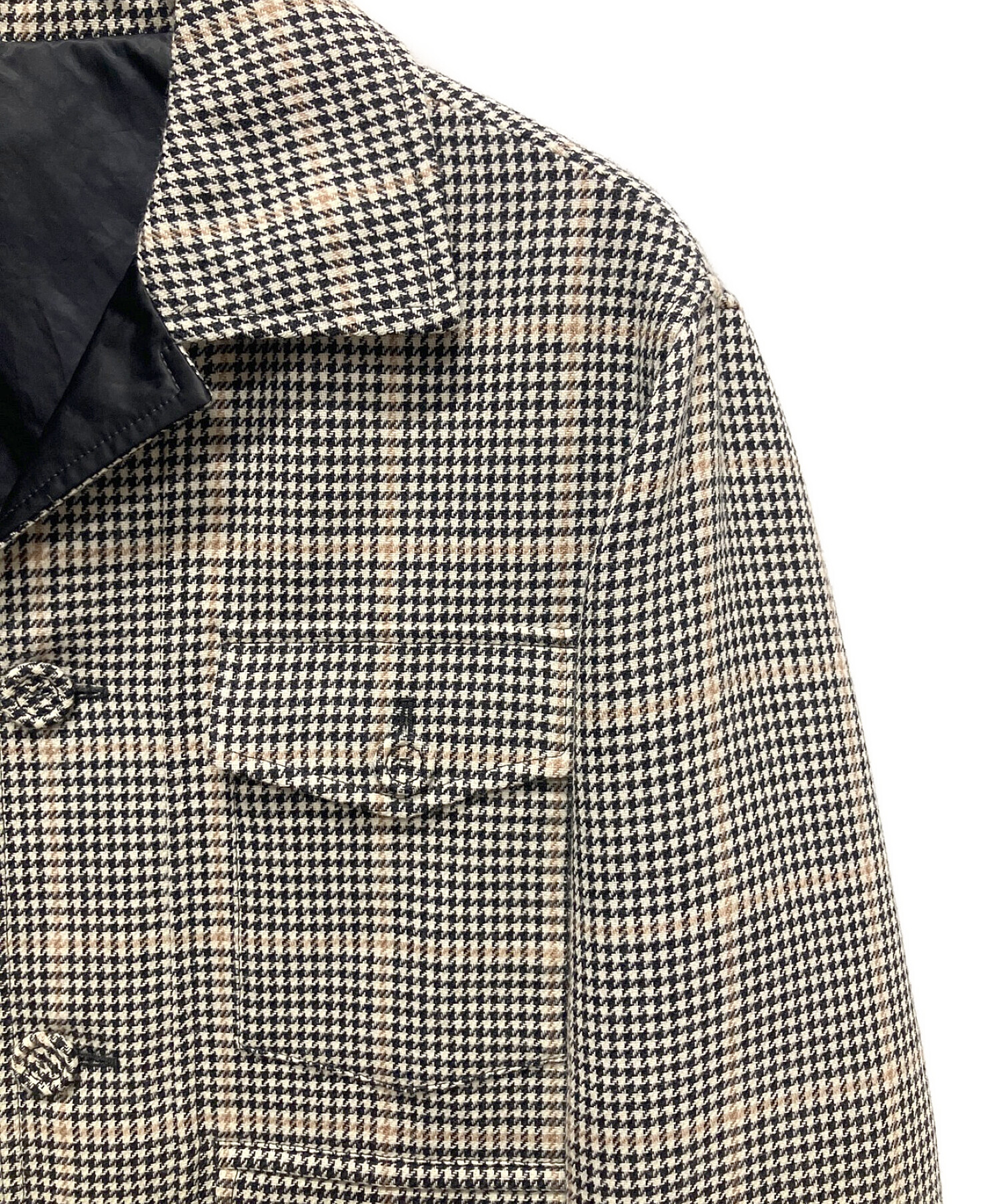 Dior Homme 千鳥格子柄 ブルゾン ジャケット 中古・古着通販】DIOR HOMME (ディオール オム) 千鳥格子CPジャケット