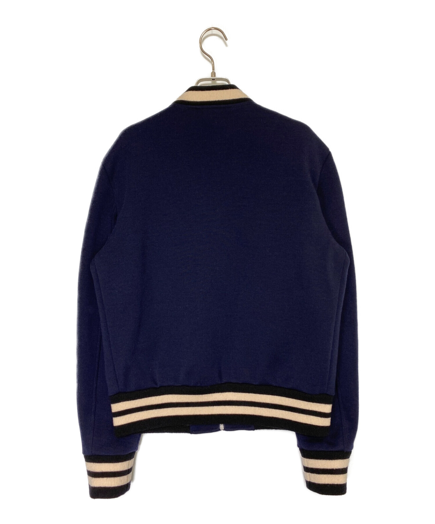 中古・古着通販】GUCCI (グッチ) バーシティジャケット ネイビー