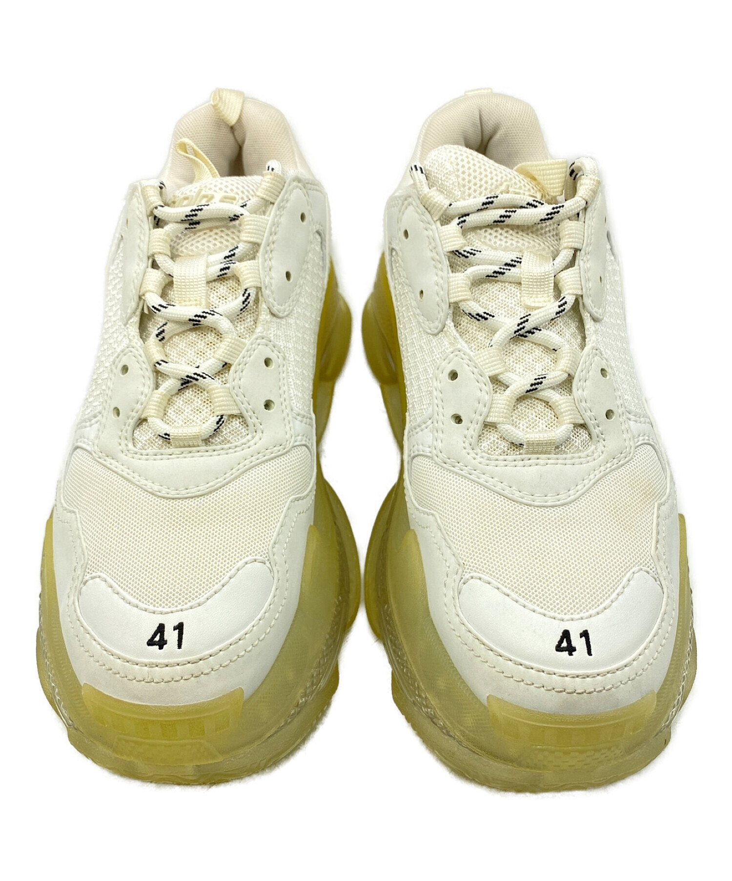 中古・古着通販】BALENCIAGA (バレンシアガ) Triple S ホワイト サイズ 