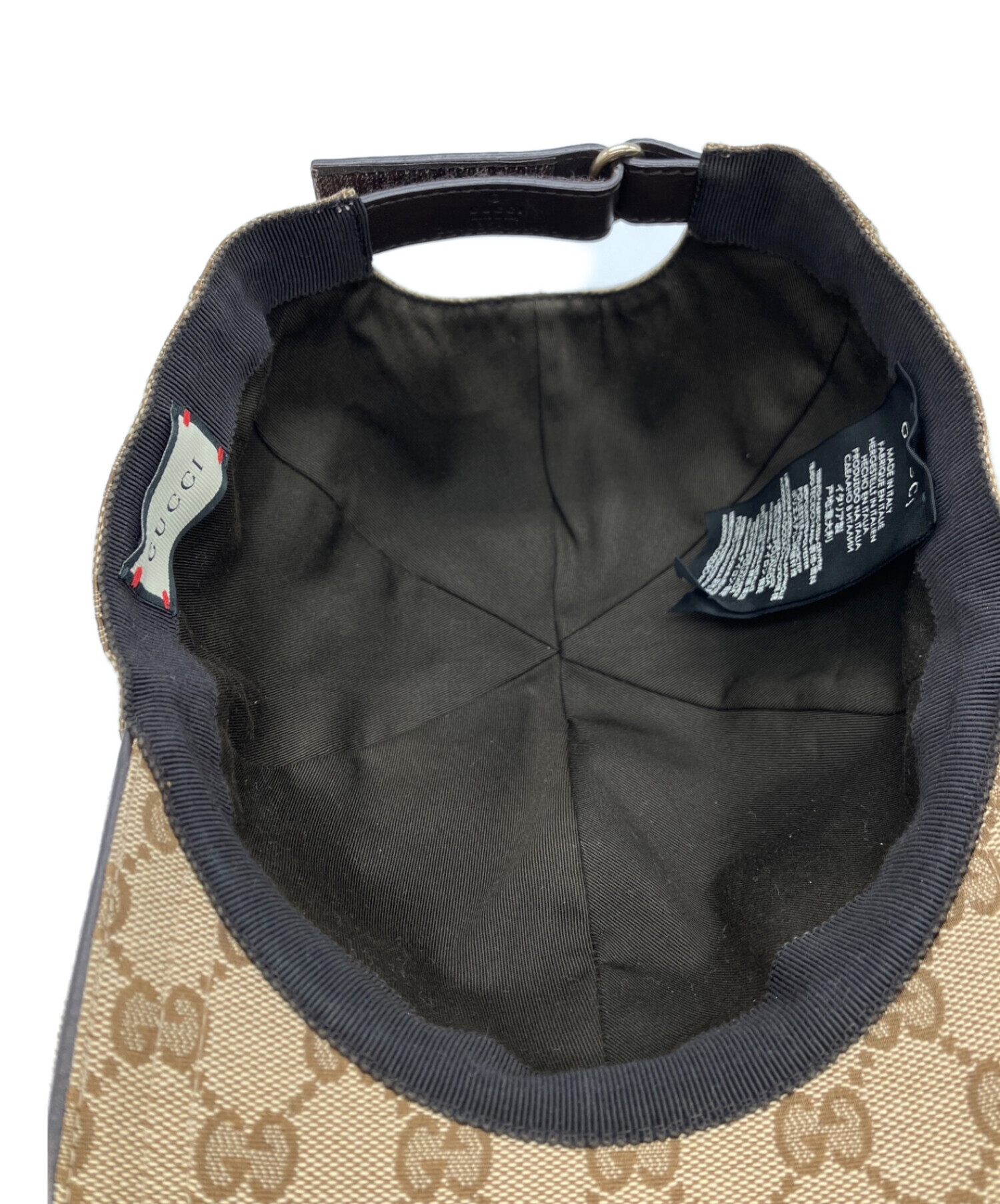 中古・古着通販】GUCCI (グッチ) GGキャップ ベージュ サイズ:XL