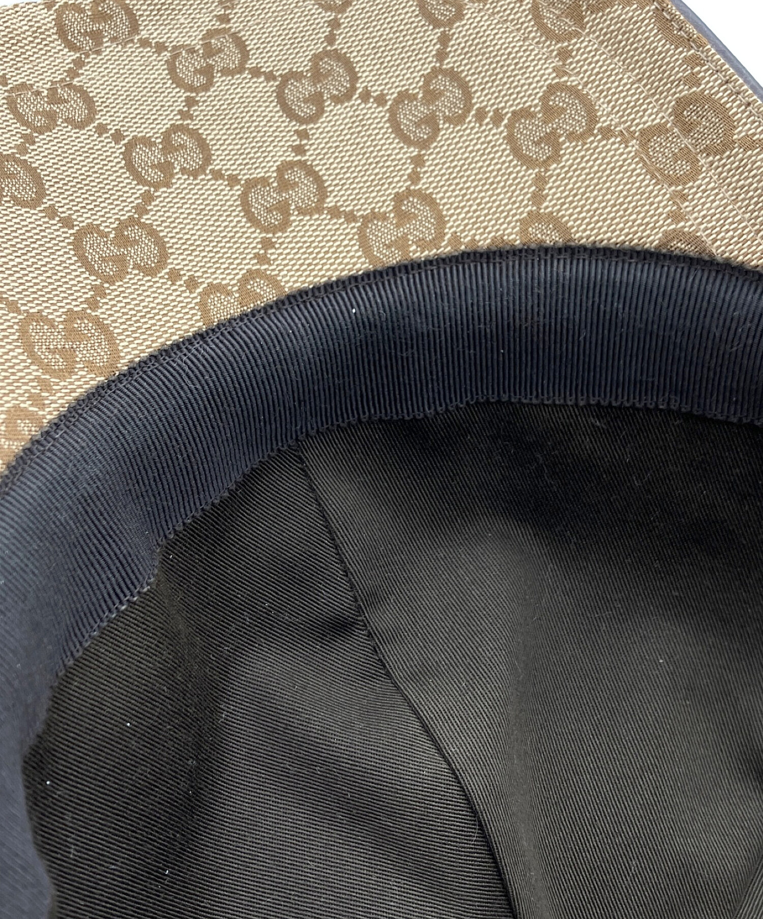 中古・古着通販】GUCCI (グッチ) GGキャップ ベージュ サイズ:XL