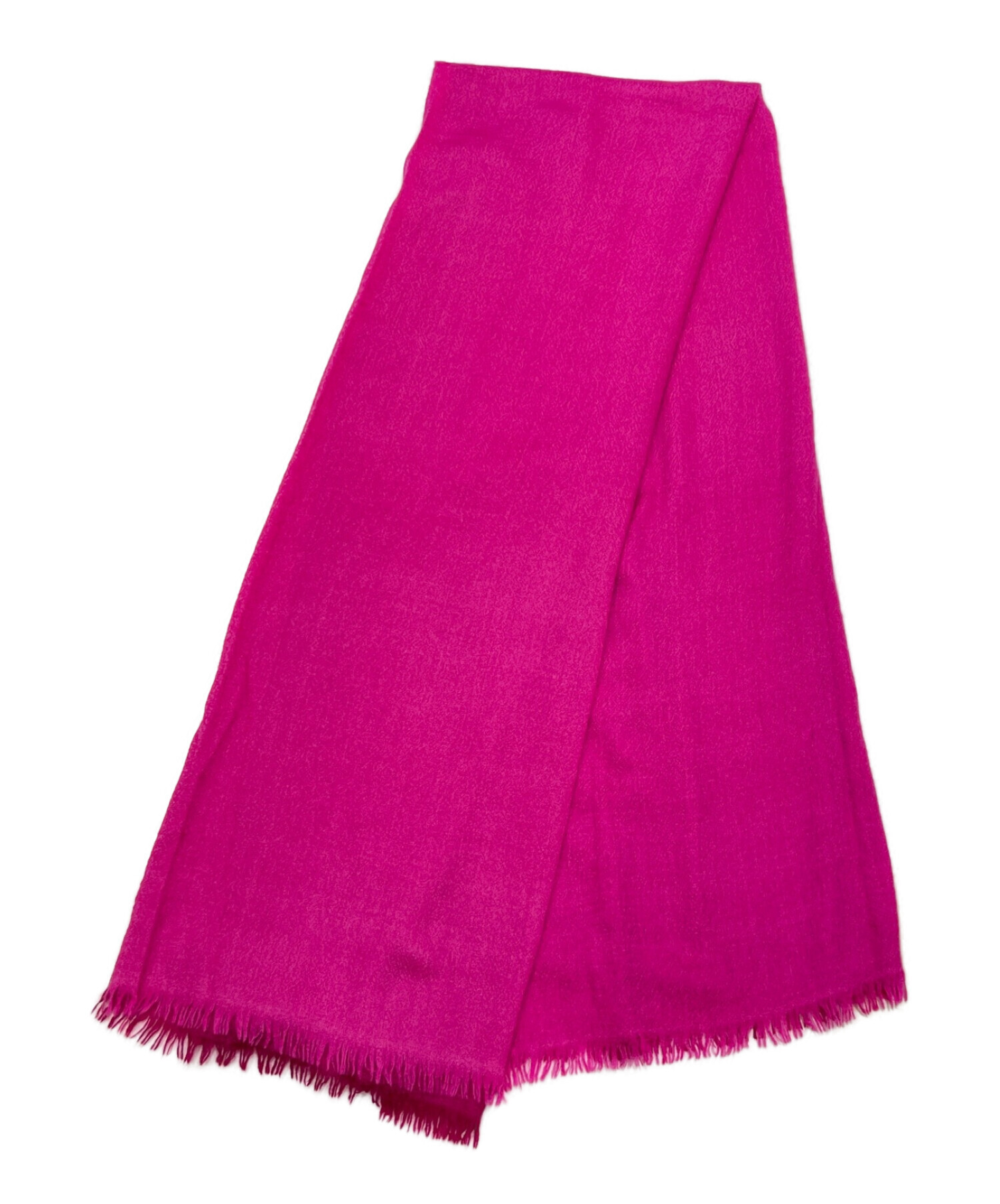 中古・古着通販】HERMES (エルメス) カシミヤ大判ストール ピンク  