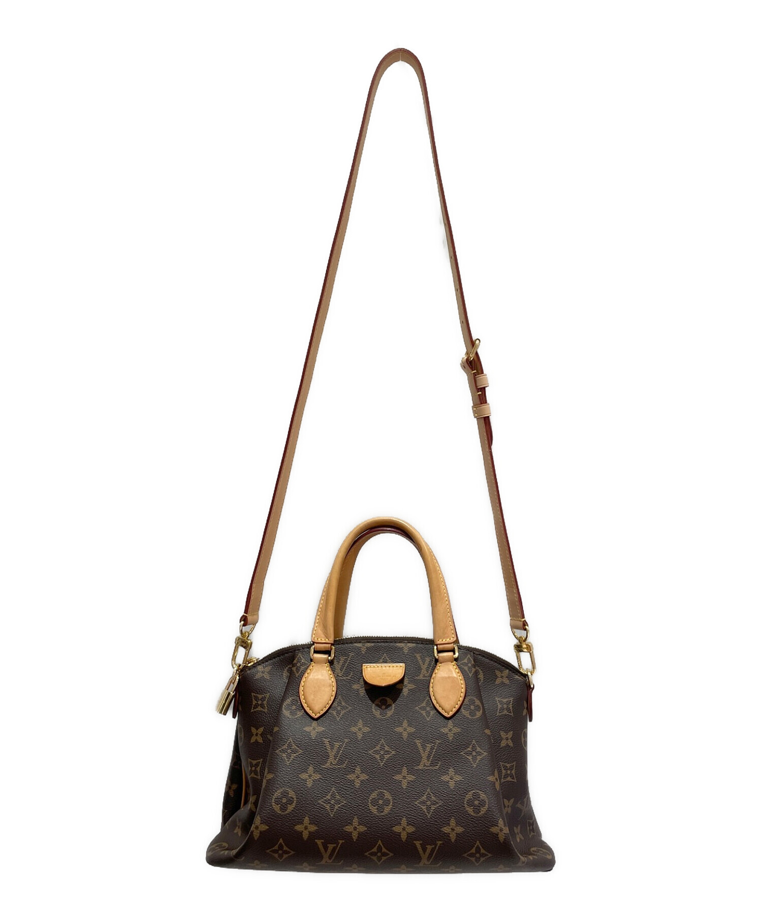 LOUIS VUITTON リボリー 中古・古着通販】LOUIS VUITTON (ルイ ヴィトン) リボリーPM ブラウン