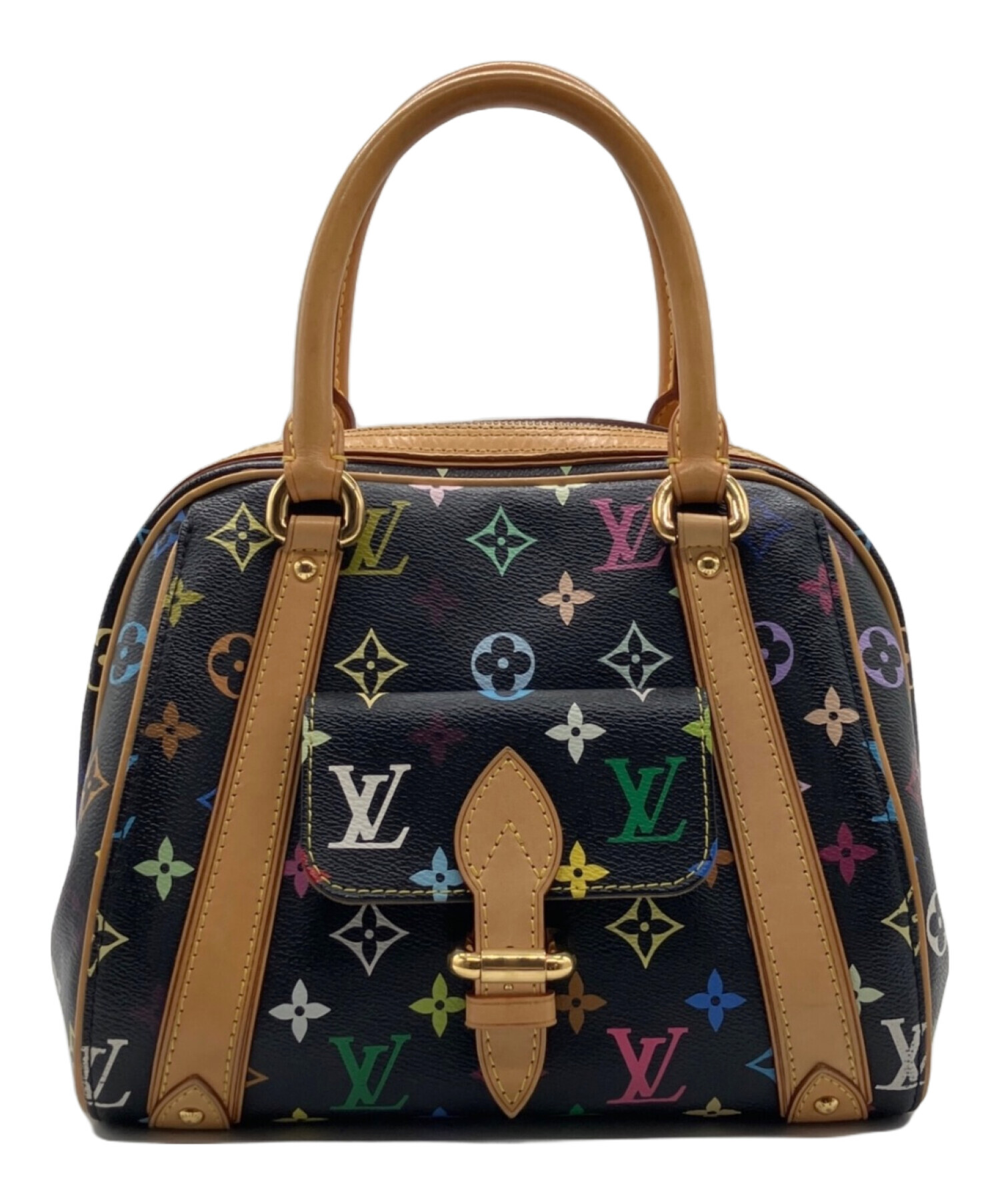 中古・古着通販】LOUIS VUITTON (ルイ ヴィトン) プリシラ ブラック 