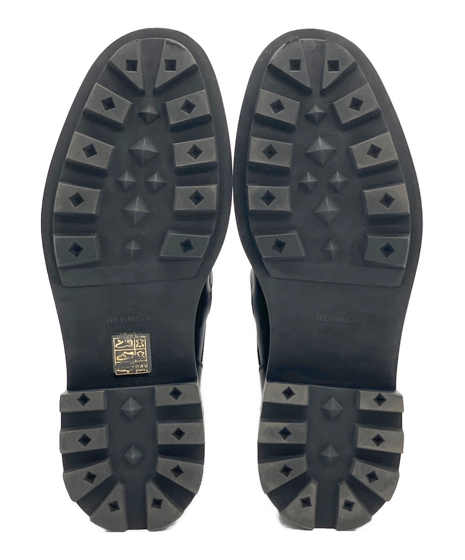 中古・古着通販】HERMES (エルメス) ケリーローファー ブラック サイズ