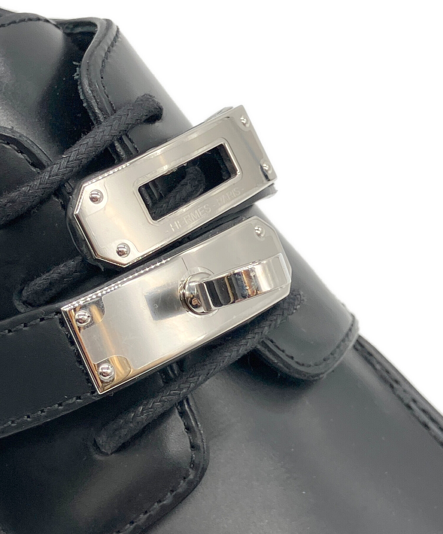 中古・古着通販】HERMES (エルメス) ケリーローファー ブラック サイズ
